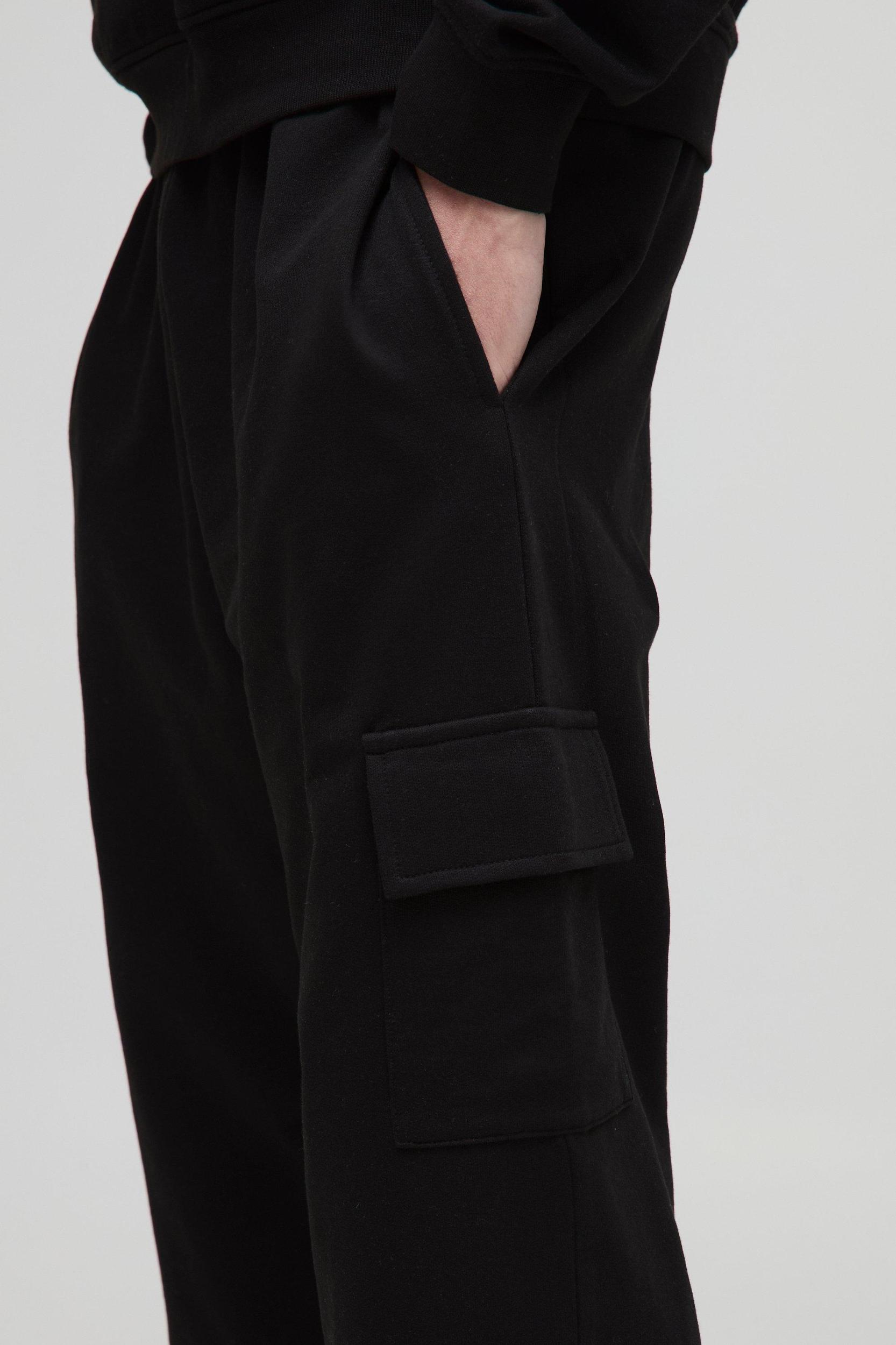 Tall Lightweight Relaxed Fit Cargo Sweatpants | boohooMAN USA Product Image