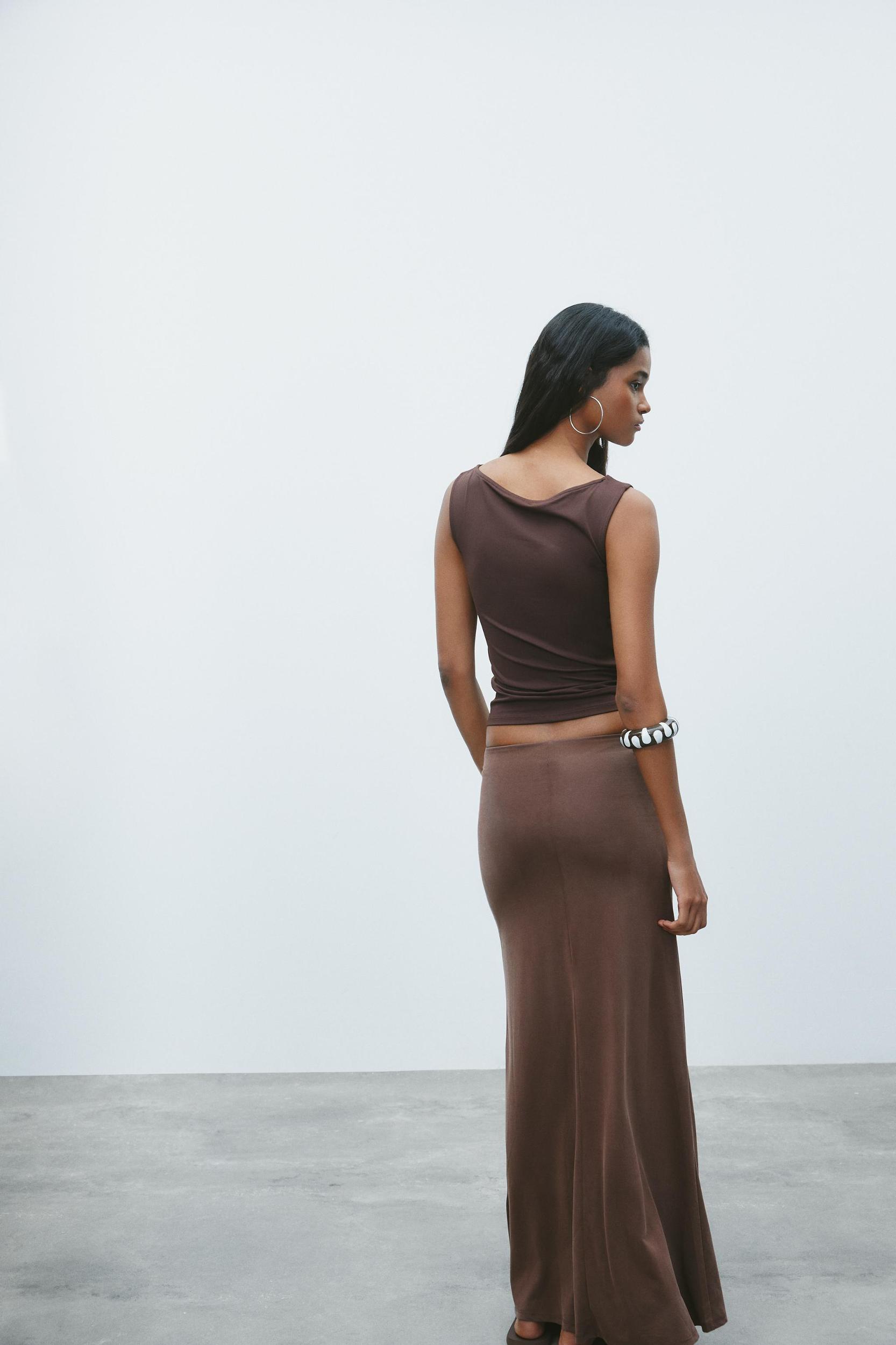 FLORAL POLYAMIDE TOP Product Image