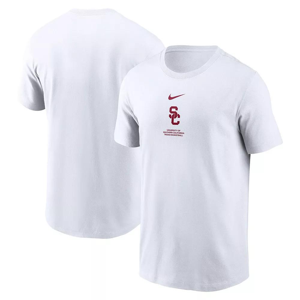 Men's Nike White USC Trojans On-Court Basketball T-Shirt,  Product Image