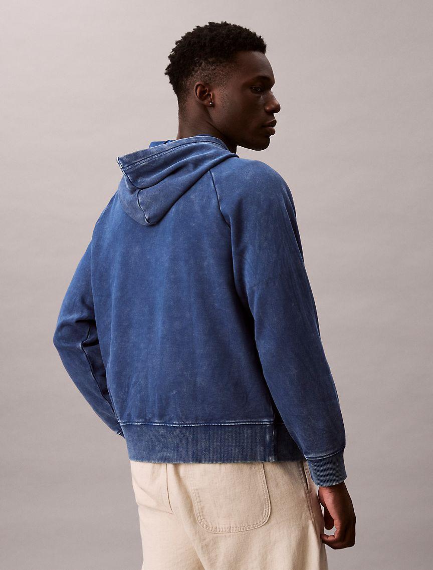 Washed Fleece Relaxed Hoodie Product Image