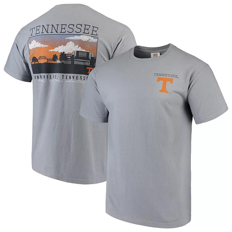 Men's Gray Tennessee Volunteers Comfort Colors Campus Scenery T-Shirt, Size: XL, Grey Product Image