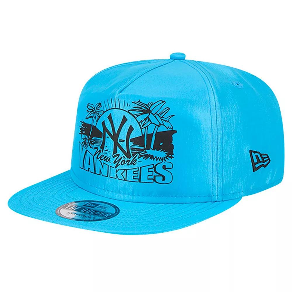 Men's New Era Blue New York Yankees Neon Golfer Snapback Hat Product Image
