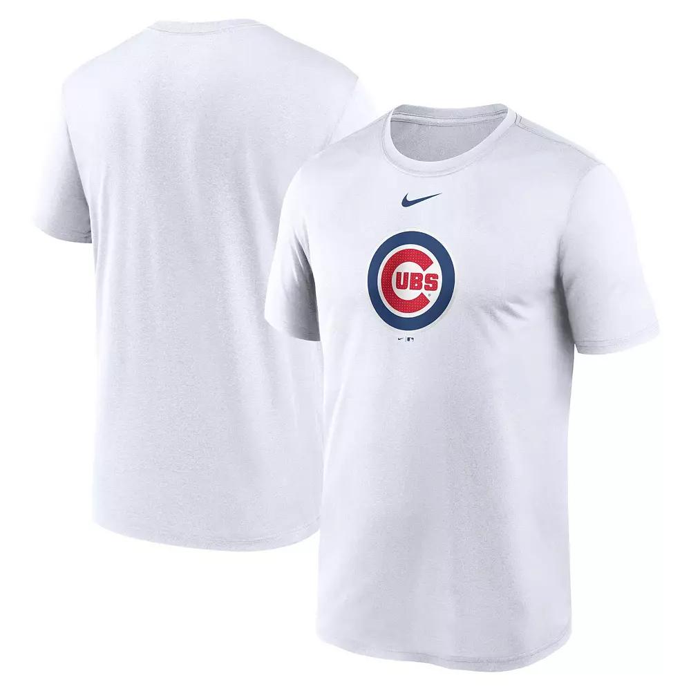 Men's Nike White Chicago Cubs Legend Fuse Large Logo Performance T-Shirt,  Product Image