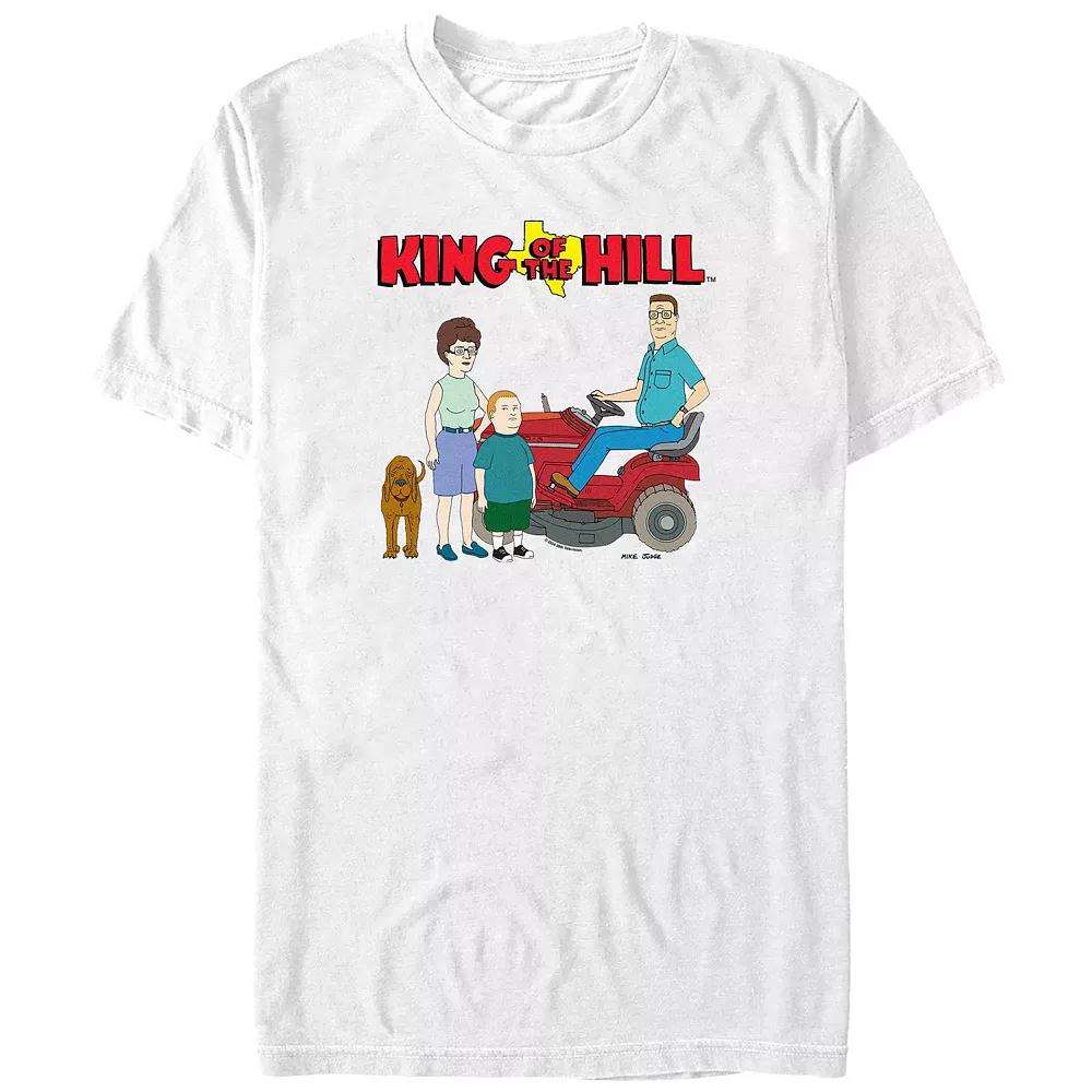 Men's King Of The Hill Lawn Mower Portrait Graphic Tee,  Product Image