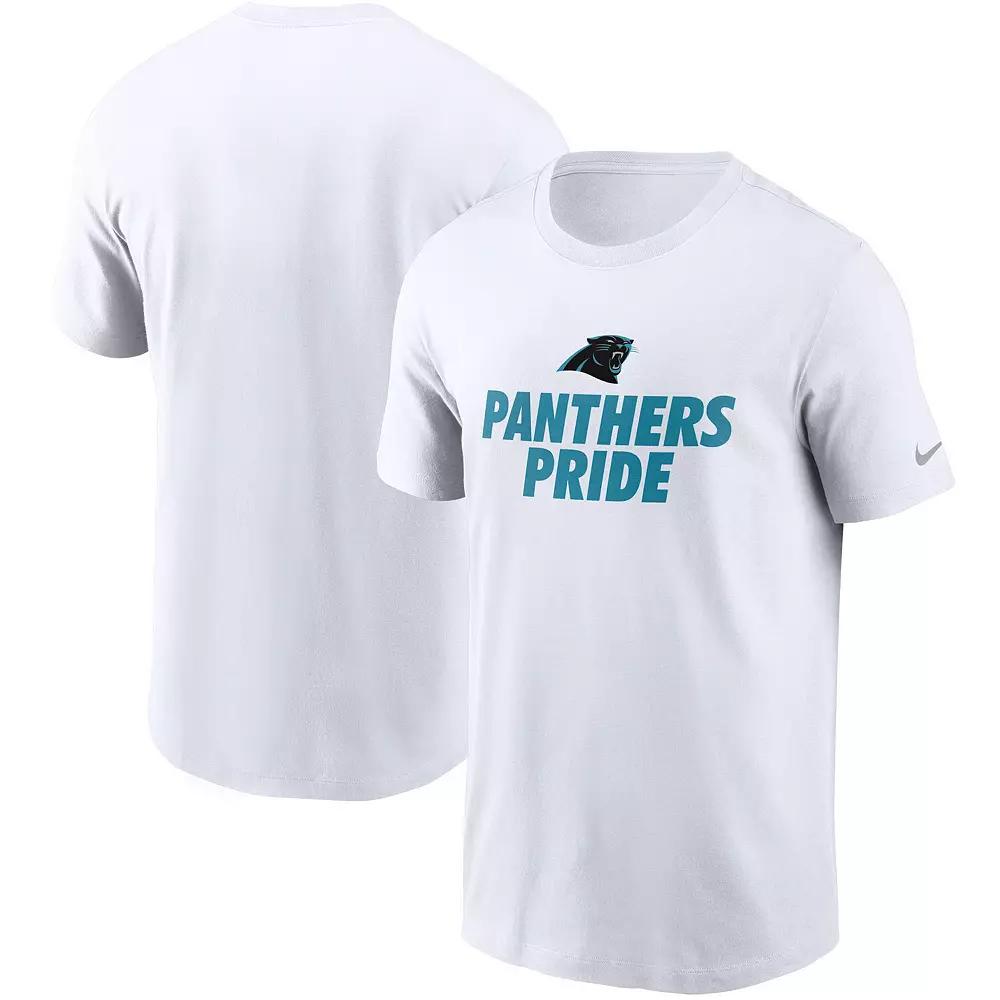 Men's Nike White Carolina Panthers Hometown Collection Pride T-Shirt,  Product Image