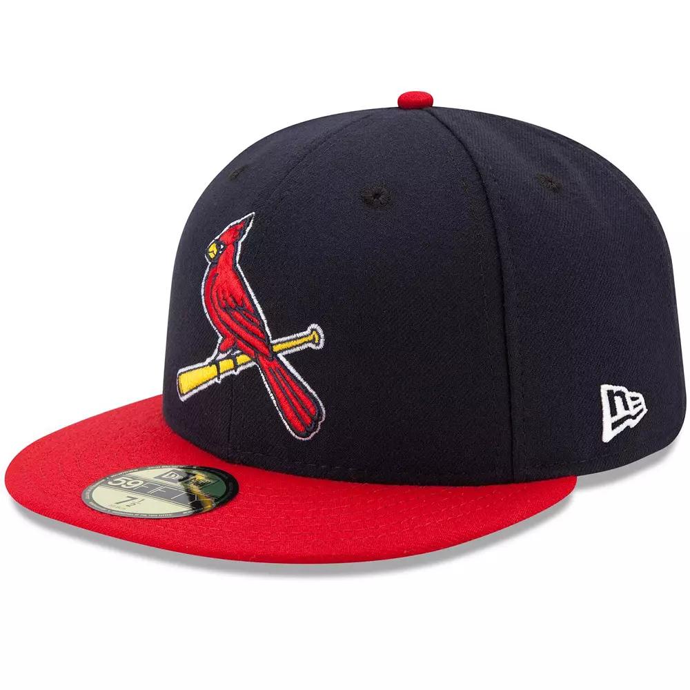 Men's New Era Navy/Red St. Louis Cardinals Alternate 2 Authentic Collection On-Field 59FIFTY Fitted Hat,  Product Image