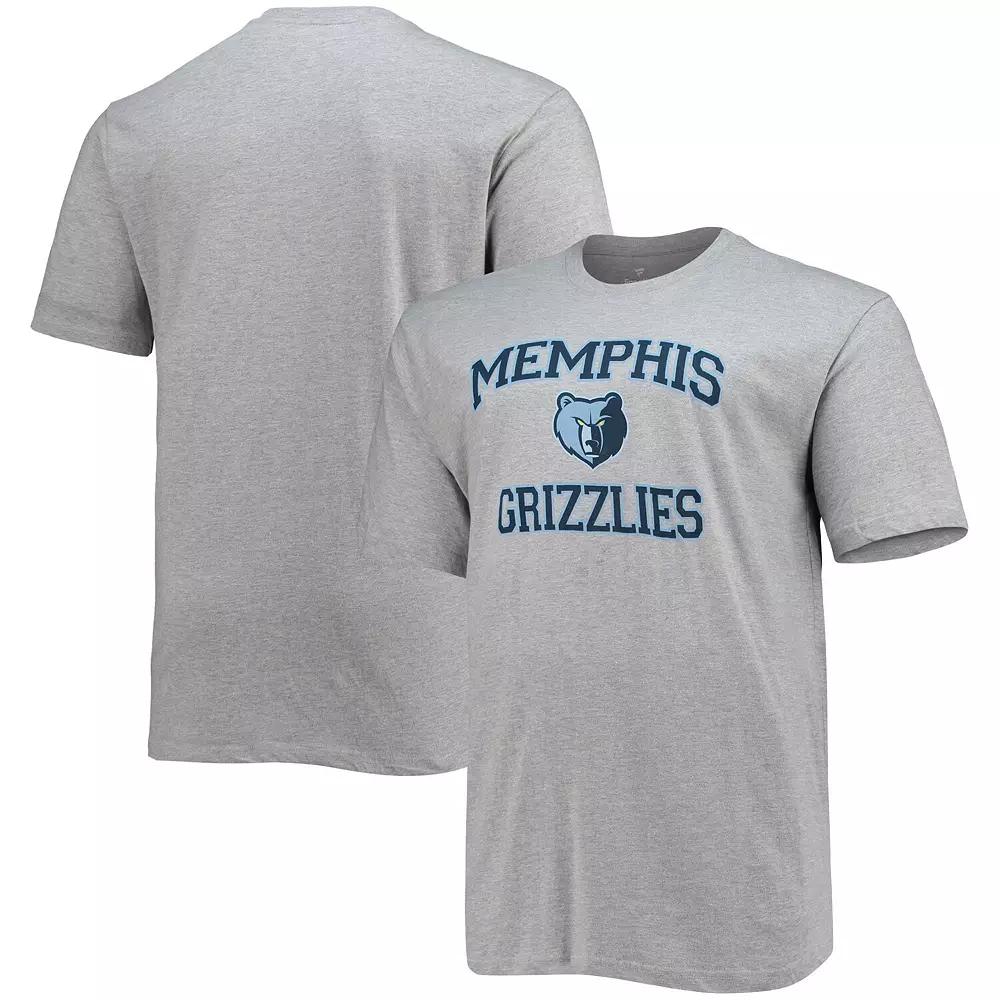 Men's Heathered Gray Memphis Grizzlies Big & Tall Heart & Soul T-Shirt,  Product Image