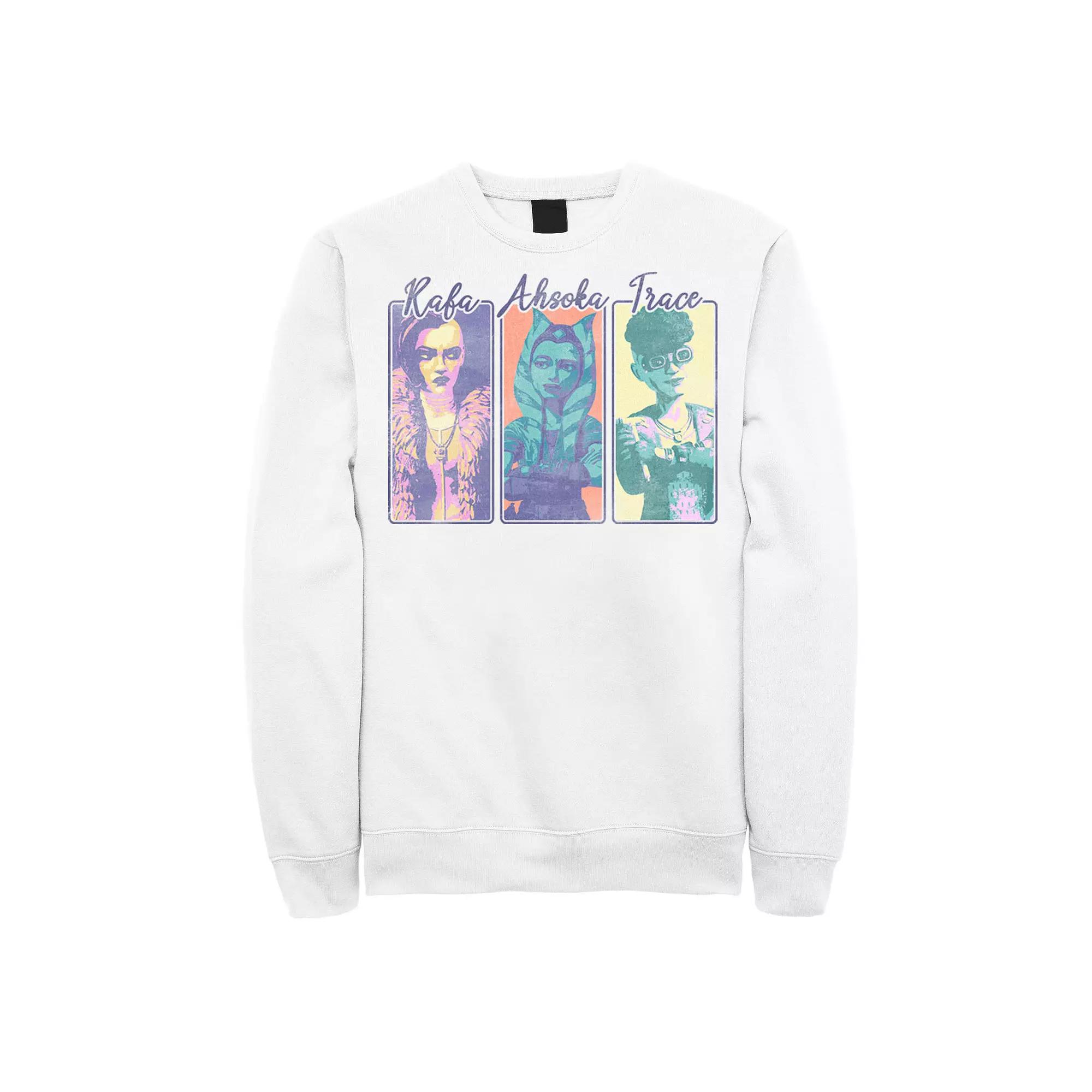 Men's Star Wars: The Clone Wars Rafa Ahsoka Trace Panels Sweatshirt, Size: Small, White Product Image