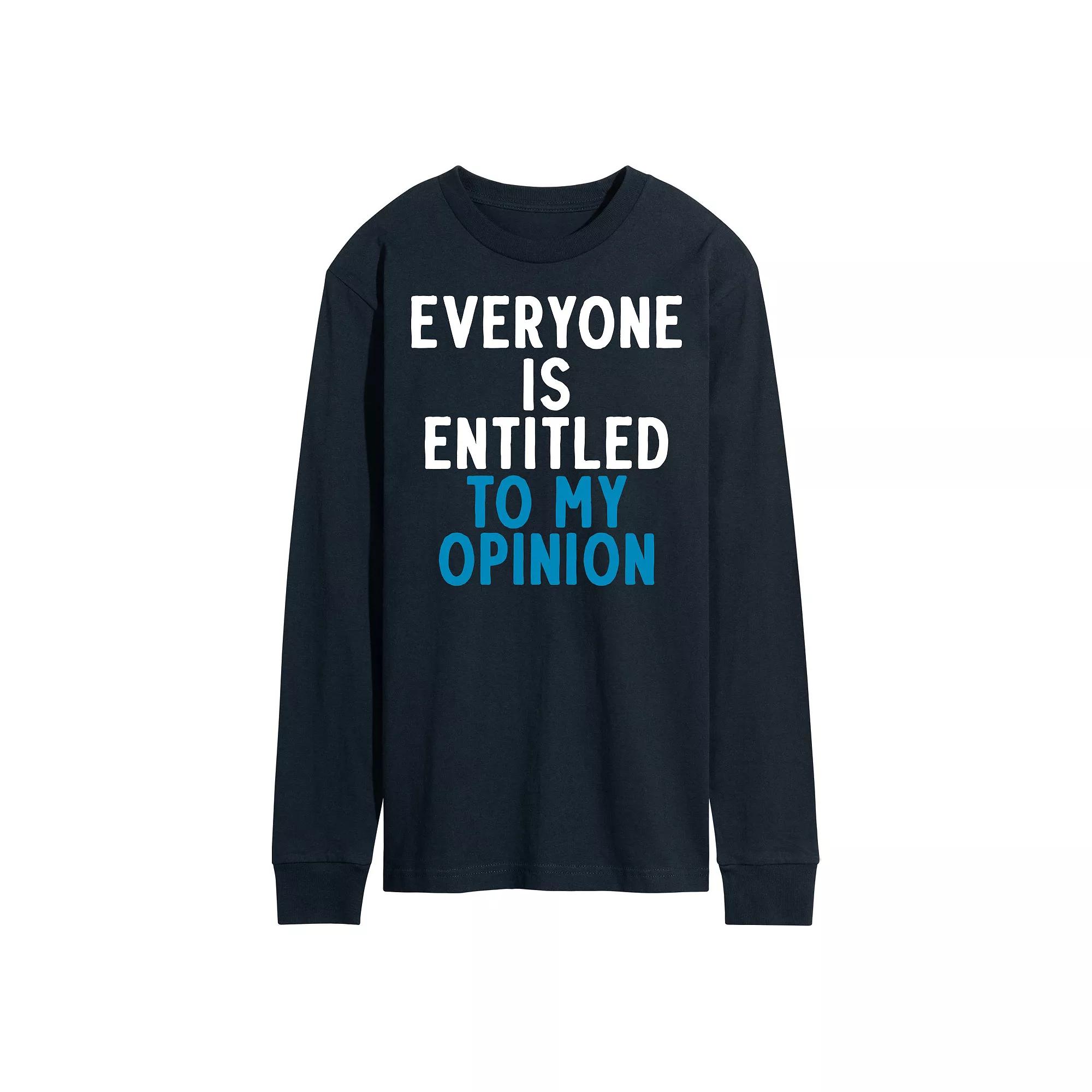 Men's "My Opinion" Graphic Tee,  Product Image