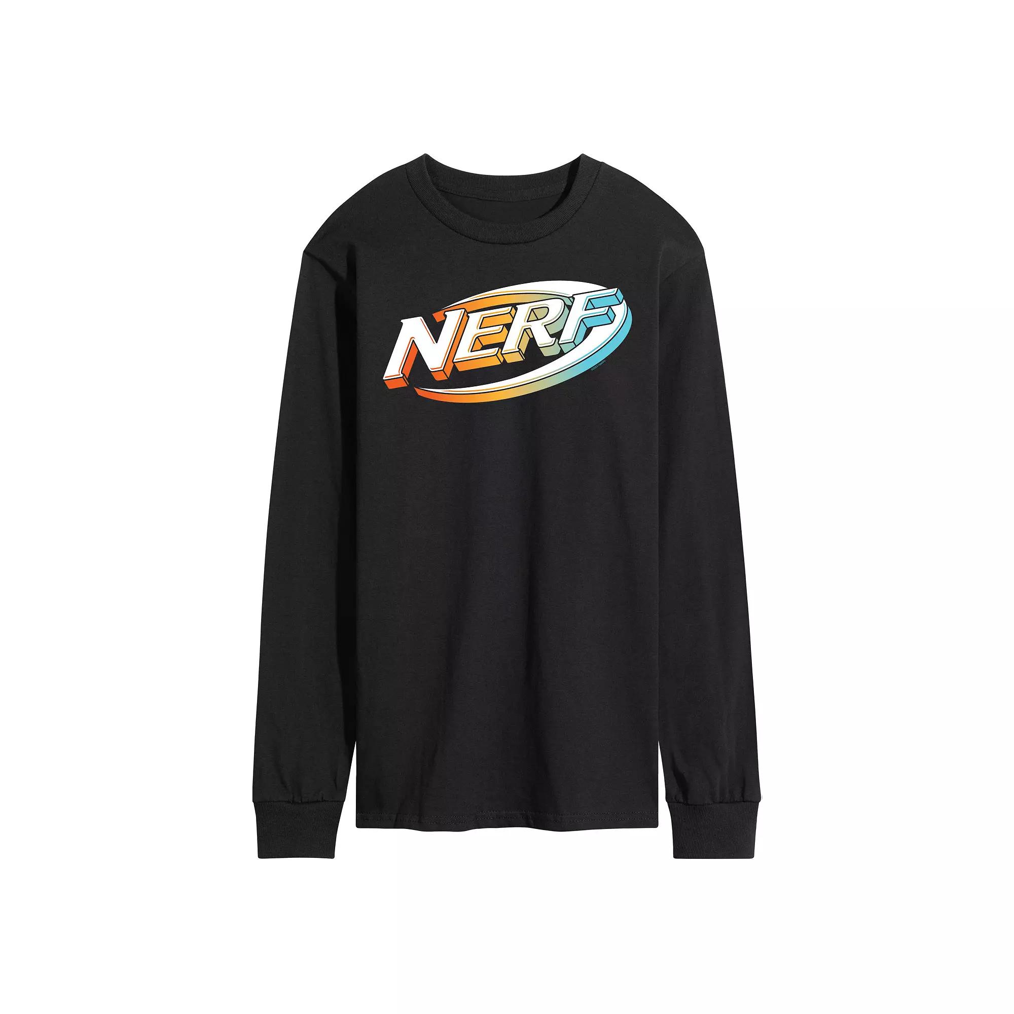 Men's Nerf 3D Logo Long Sleeve Graphic Tee,  Product Image
