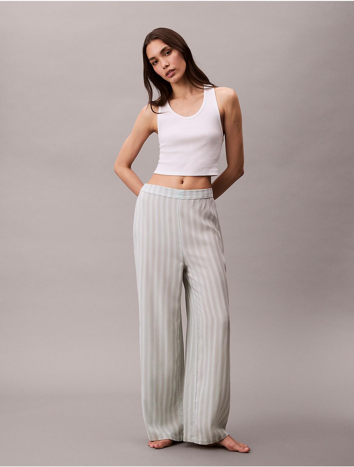 Calvin Klein Womens Woven Viscose Sleep Pants - Neutral Product Image