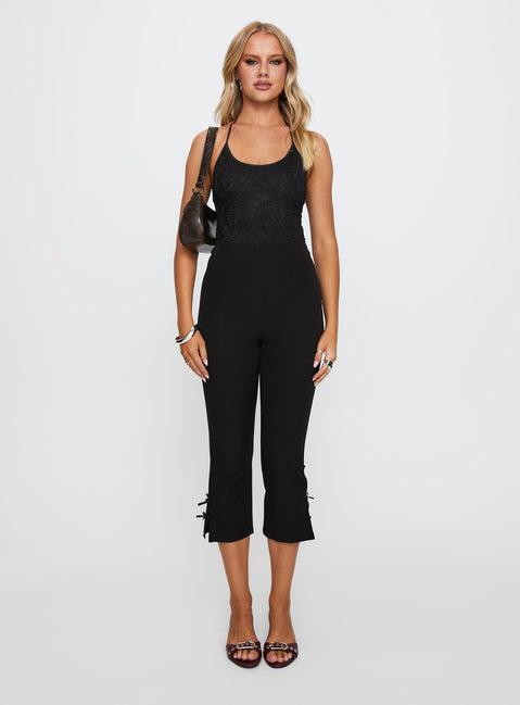 Fuel My Soul Lace Bodysuit Black Product Image