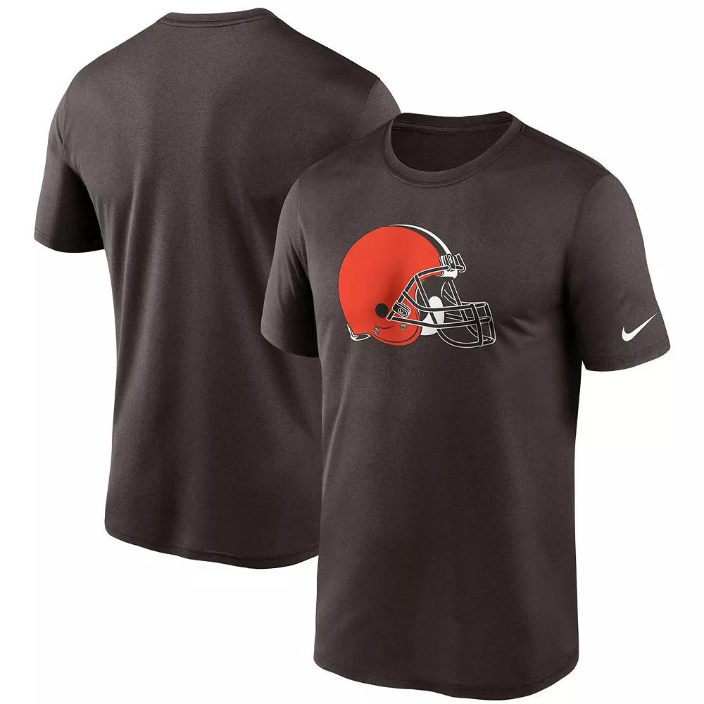 Men's Nike Brown Cleveland Browns Logo Essential Legend Performance T-Shirt, Size: Medium Product Image