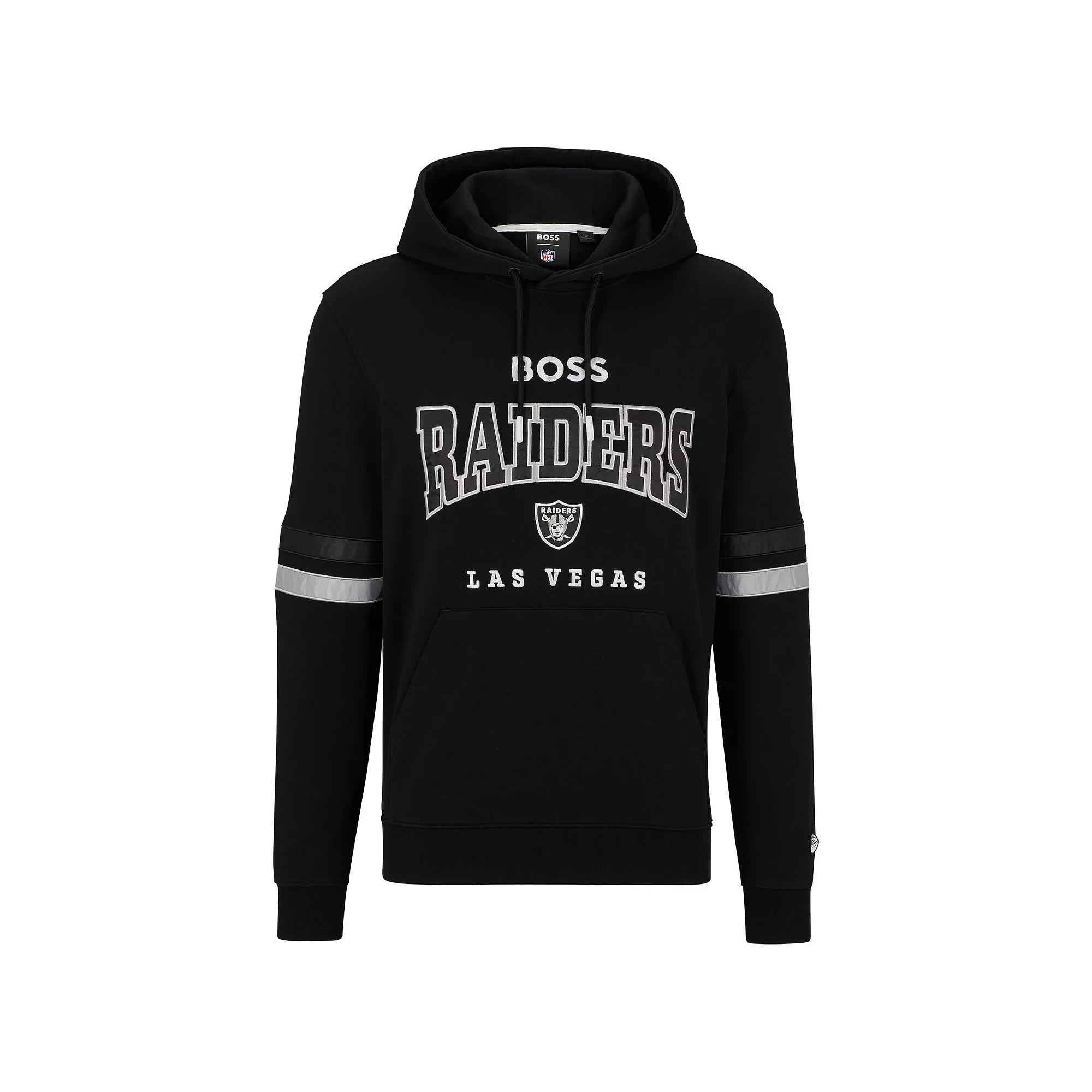 Men's BOSS X NFL Black/Royal New York Giants Touchdown Pullover Hoodie,  Product Image