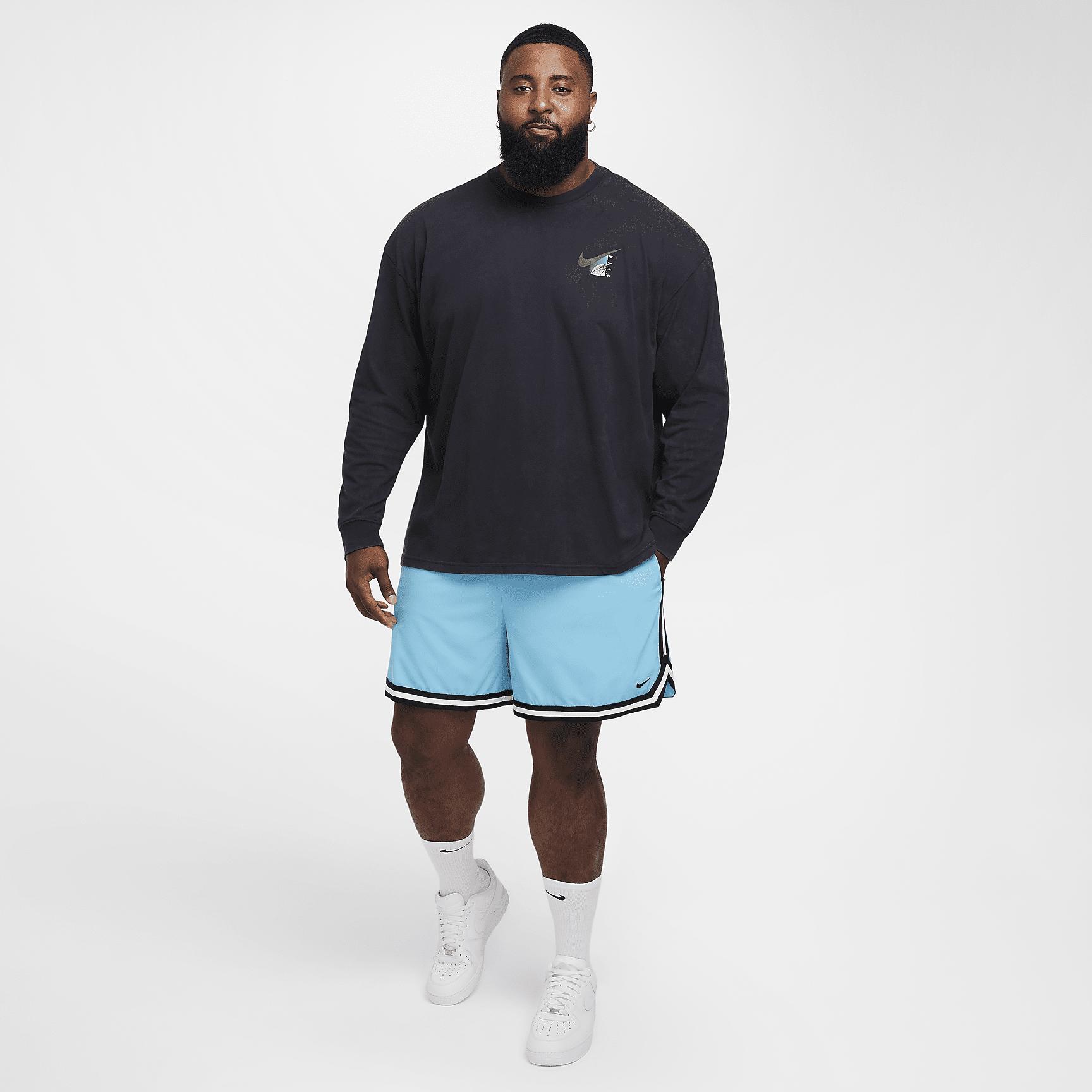 Nike Mens Max90 Long-Sleeve Basketball T-Shirt | HF6195-010 Product Image