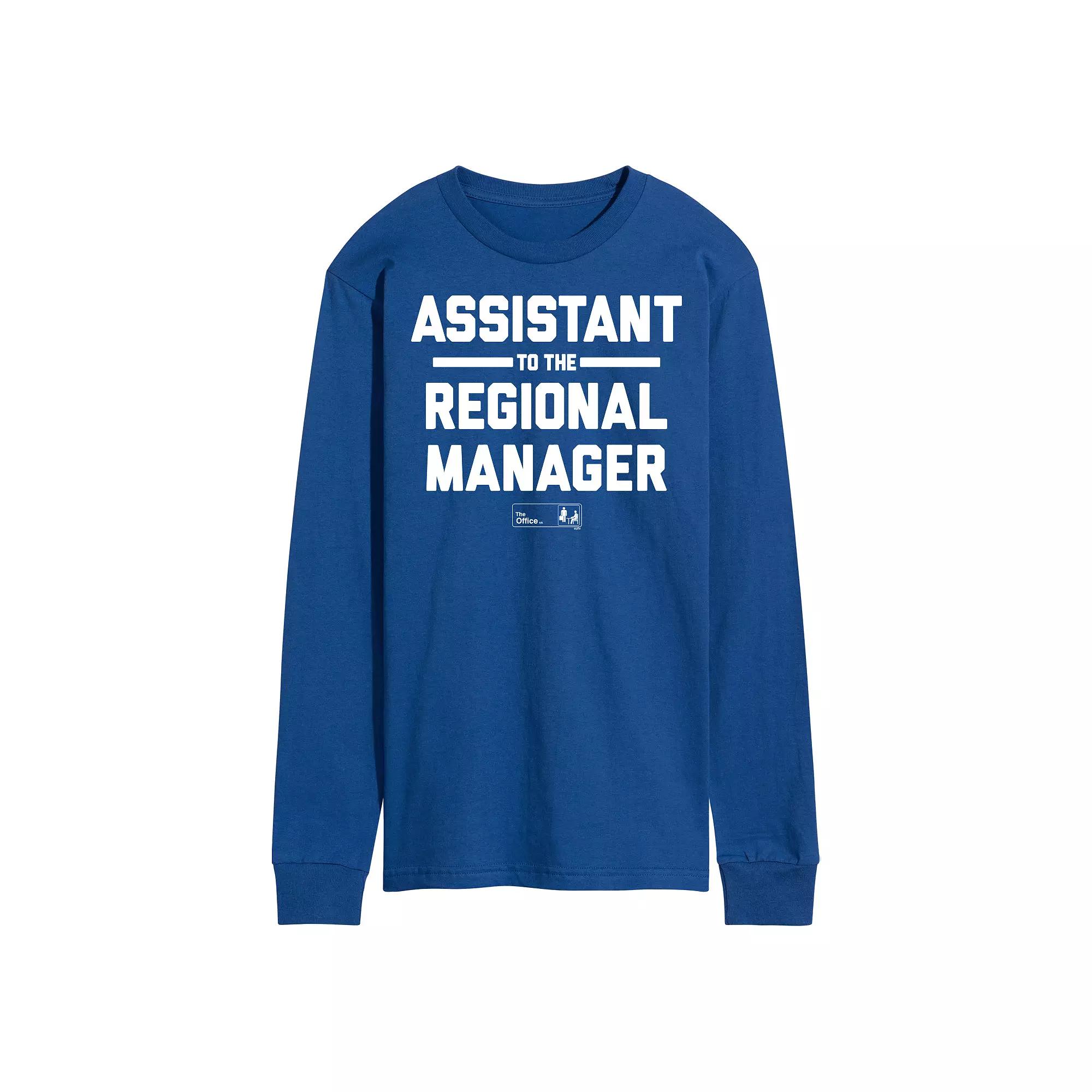 Men's The Office Assistant Regional Mgr Long Sleeve Tee,  Product Image
