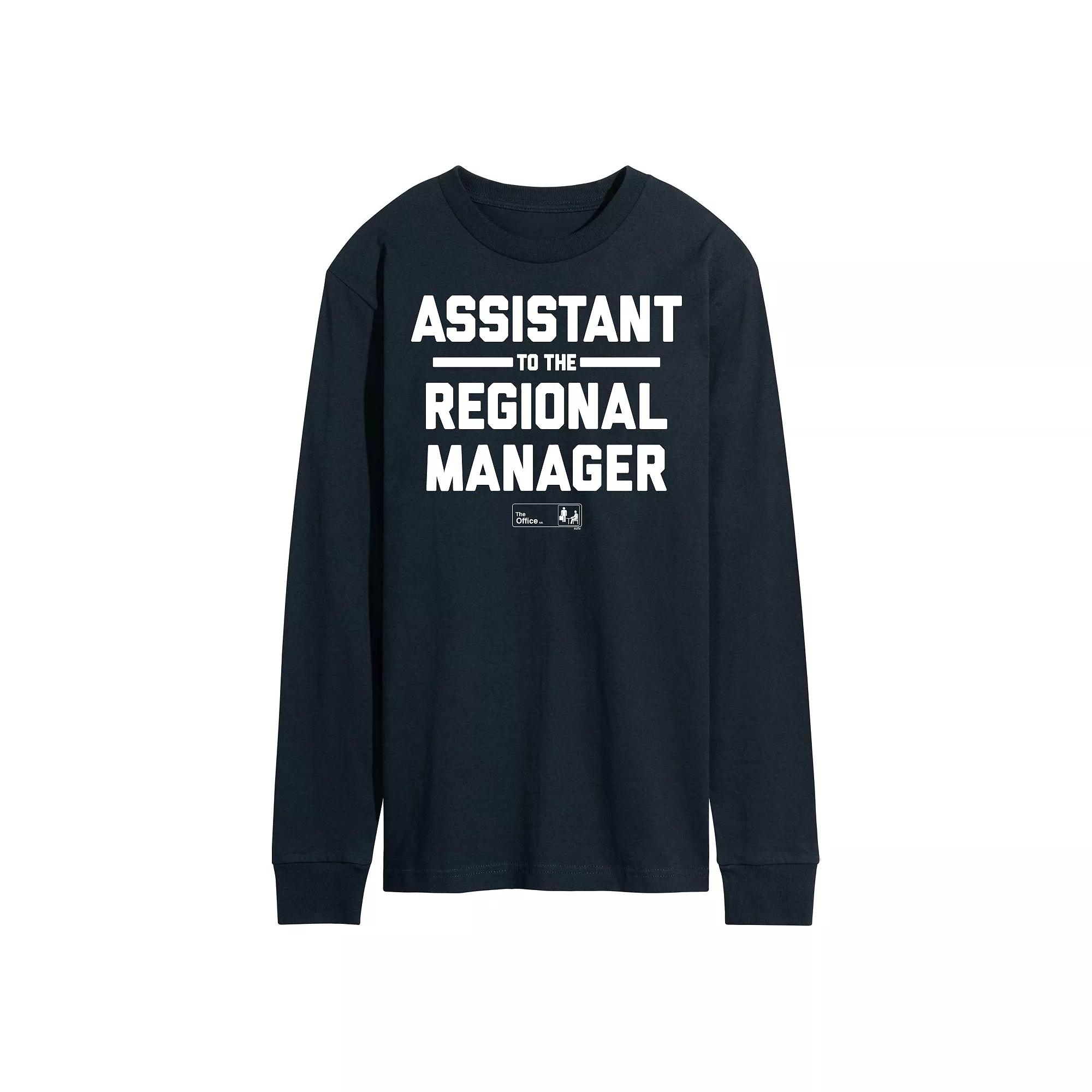 Men's The Office Assistant Regional Mgr Long Sleeve Tee,  Product Image