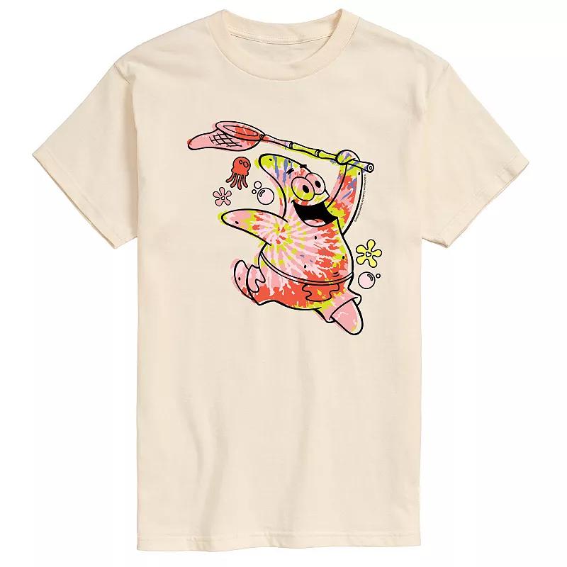 Men's SpongeBob SquarePants Tie Dye Patrick Graphic Tee,  Product Image
