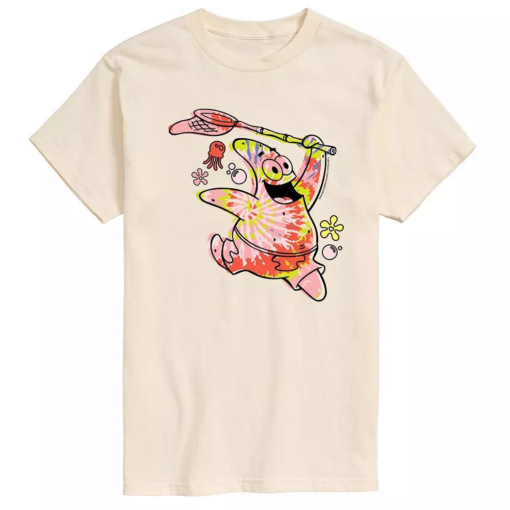 Men's SpongeBob SquarePants Tie Dye Patrick Graphic Tee,  Product Image
