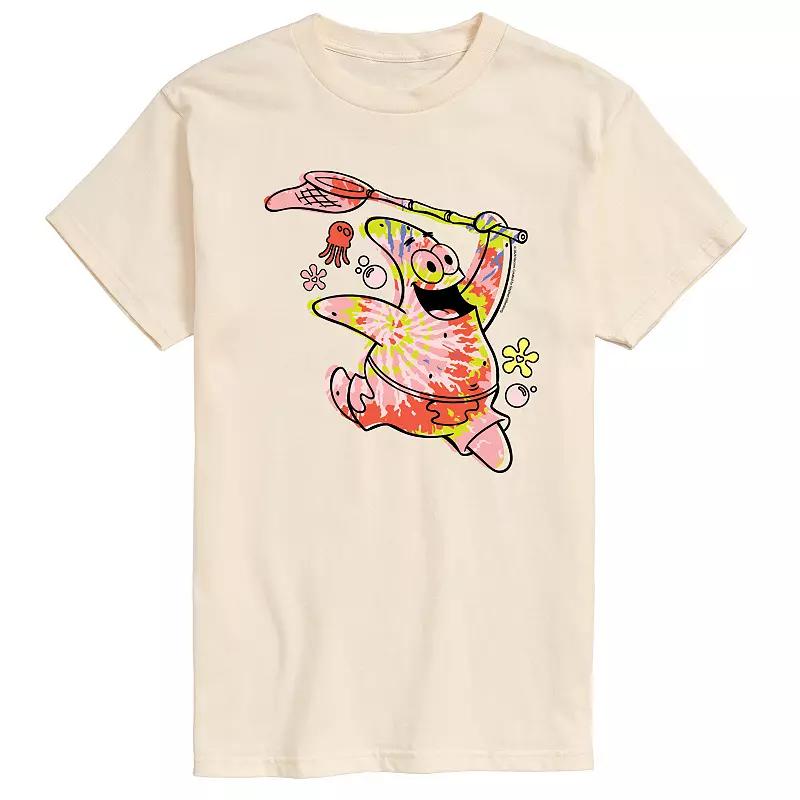 Men's SpongeBob SquarePants Tie Dye Patrick Graphic Tee,  Product Image
