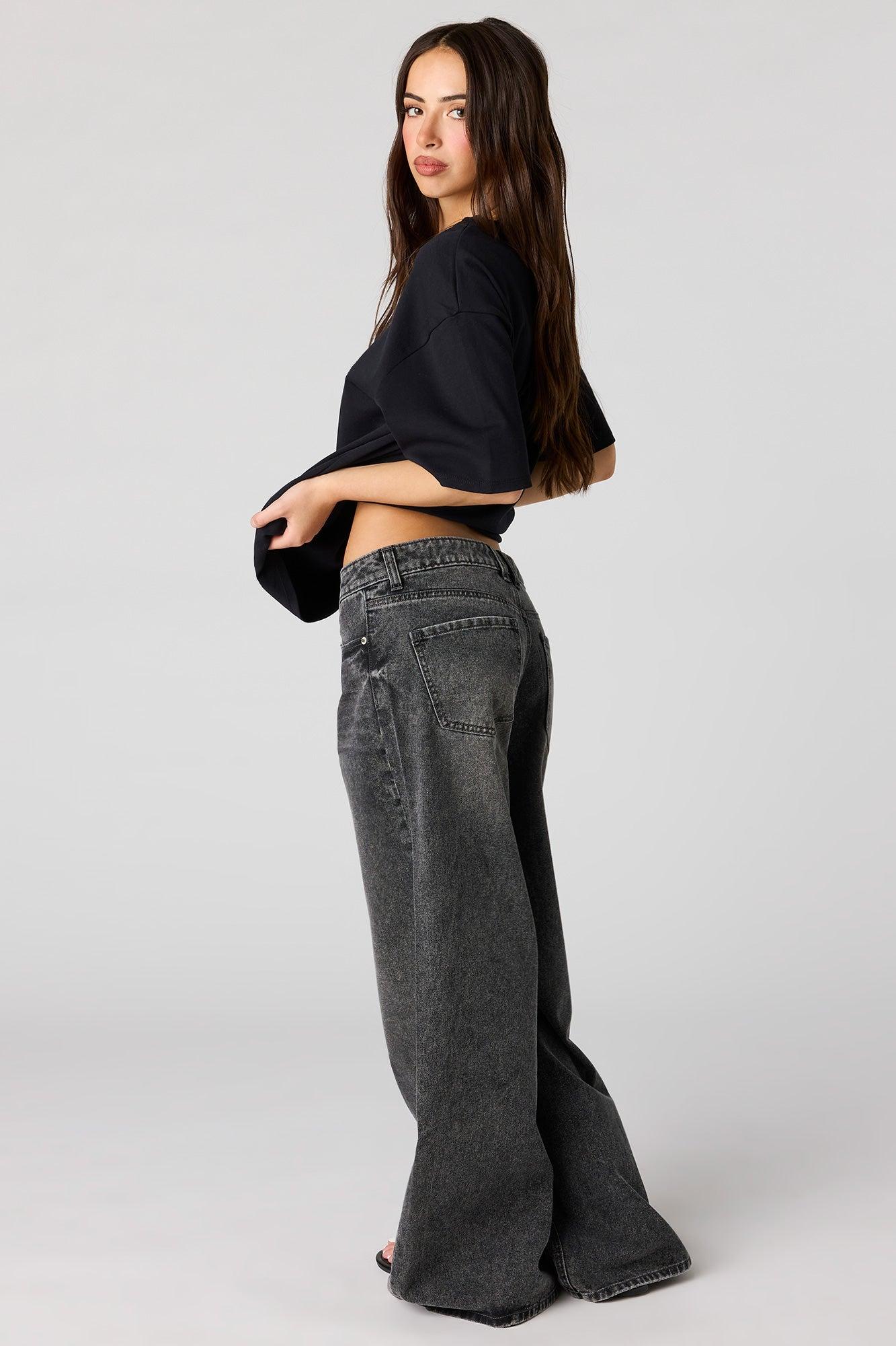 Low Rise Ultra Wide Jean Female Product Image