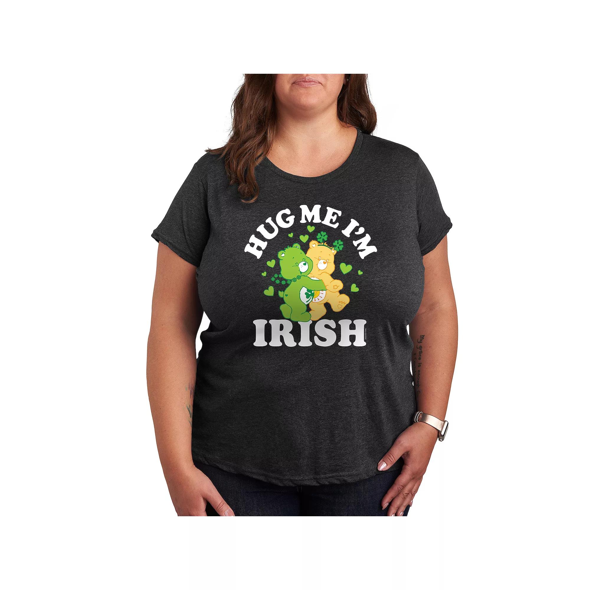 Plus Care Bears Hug Me I'm Irish Graphic Tee, Women's,  Product Image