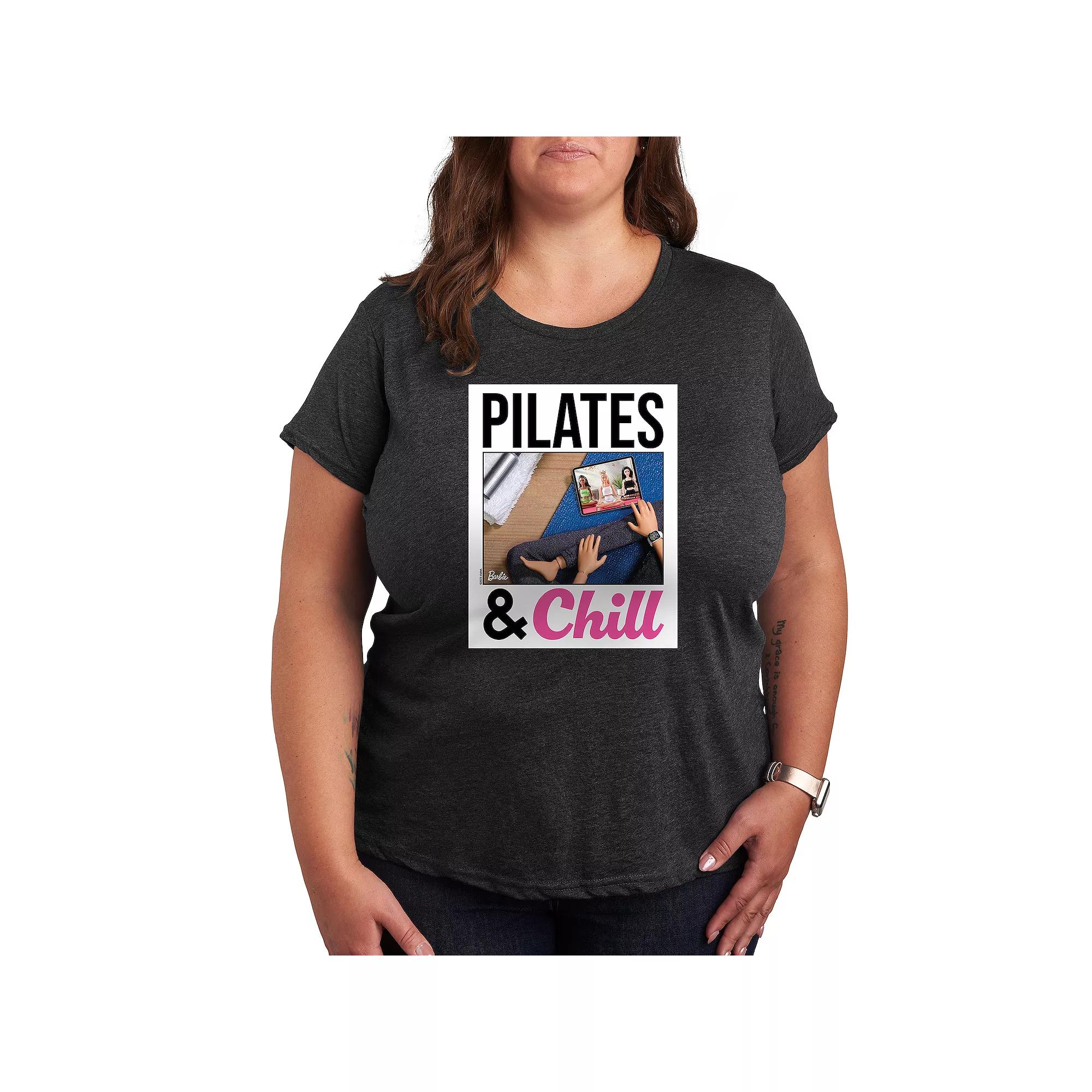 Plus Barbie® Pilates & Chill Graphic Tee, Women's,  Product Image