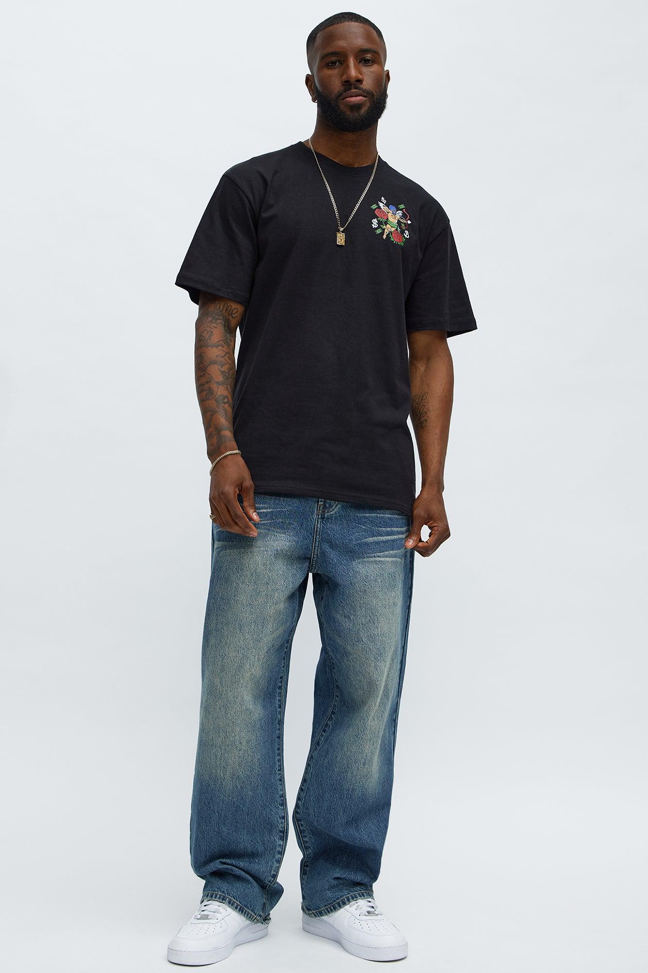 Hustle Daily No Excuses Short Sleeve Tee - Black Male Product Image