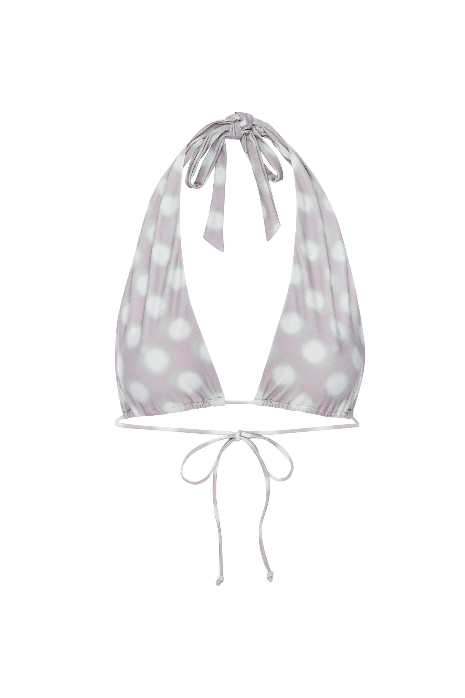 BALI BIKINI TOP - MINT BLURRED DOT Product Image