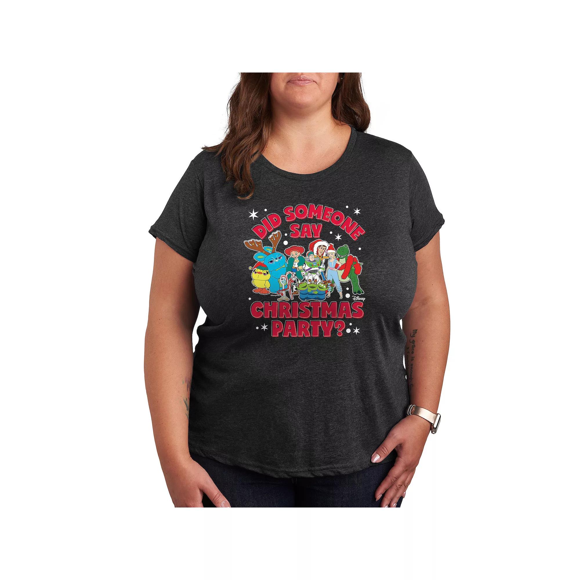 Disney / Pixar's Toy Story Women's Christmas Party Graphic Tee, Girl's,  Product Image
