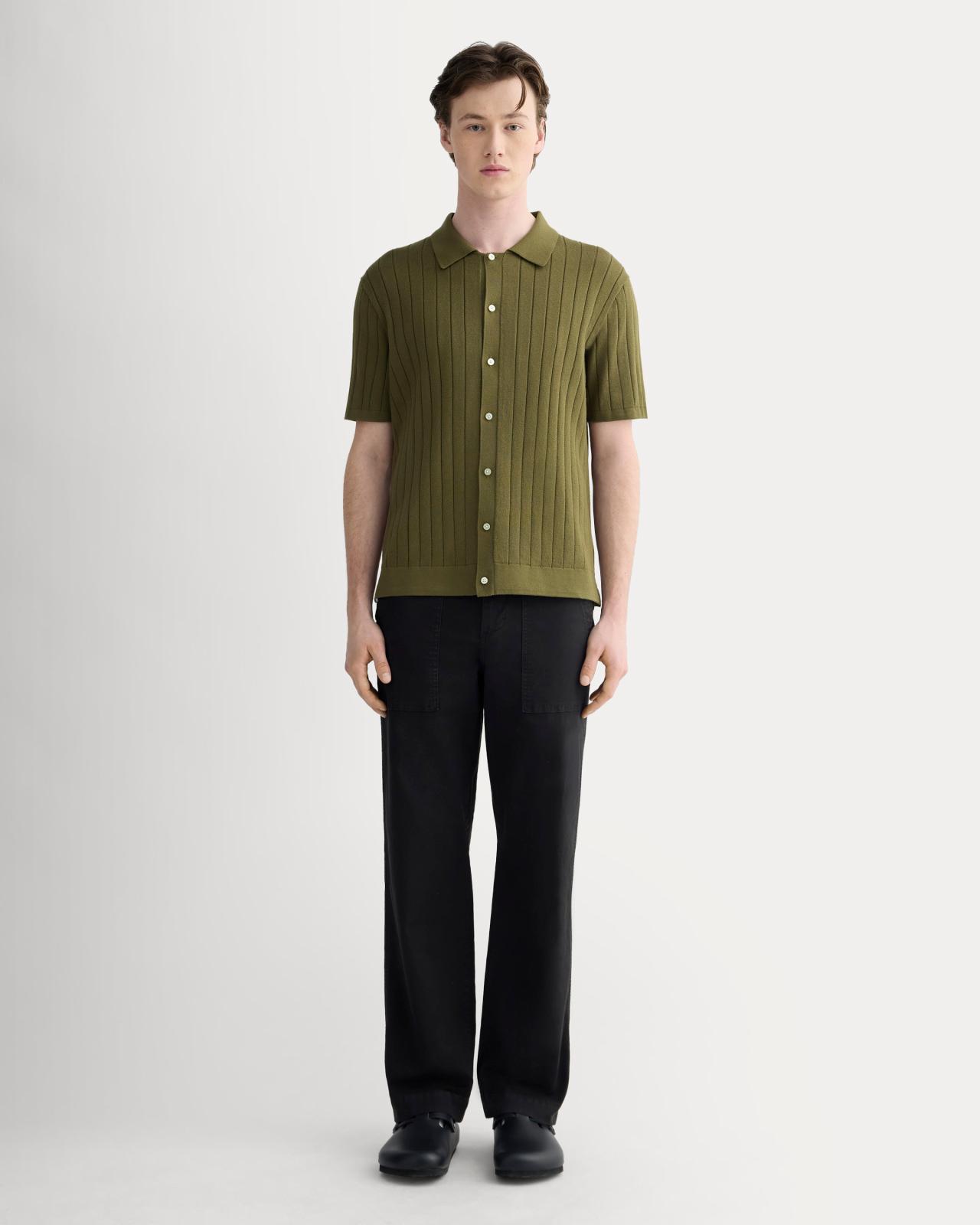 The No-Sweat Button-Down Polo Product Image