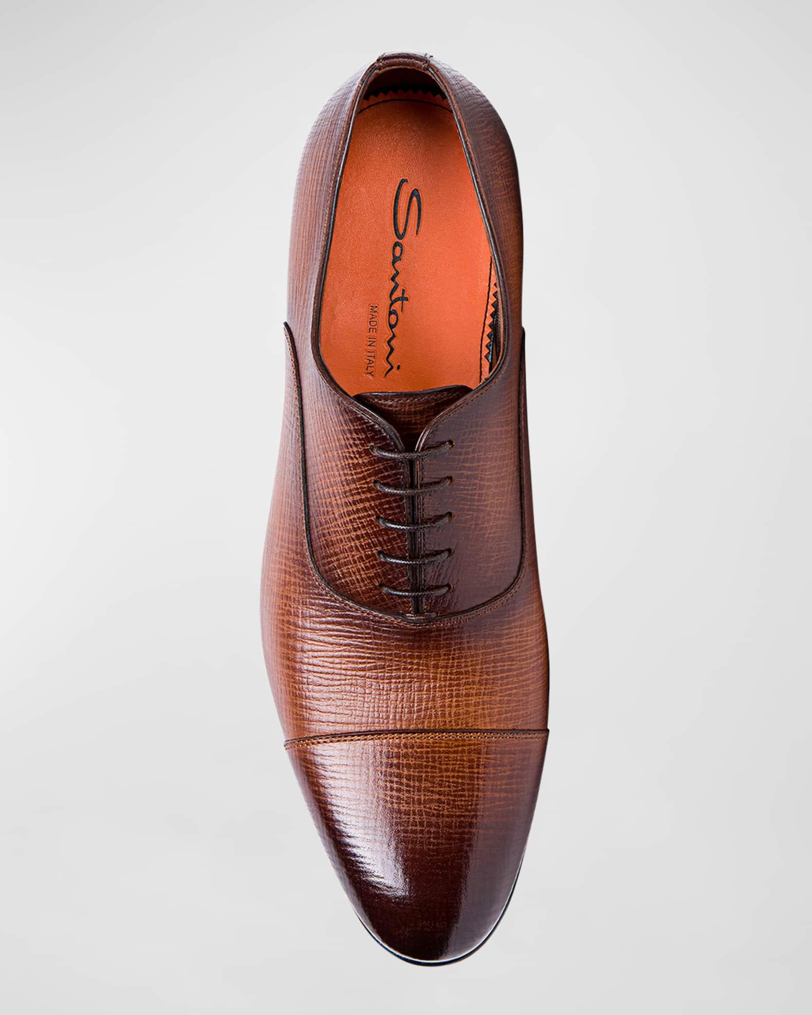 Men's Darian Textured Leather Oxfords Product Image