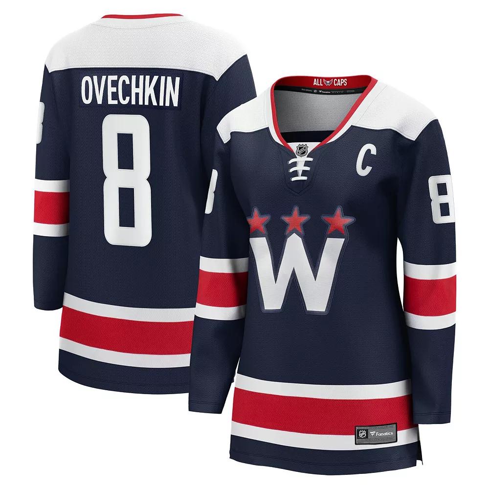 Women's Fanatics Branded Alexander Ovechkin Navy Washington Capitals Alternate Premier Breakaway Player Jersey,  Product Image