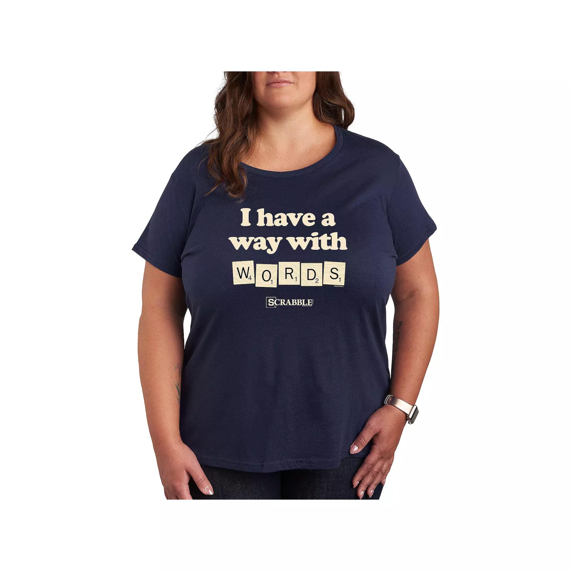 Plus Scrabble Way With Words Graphic Tee by Hasbro, Women's,  Product Image