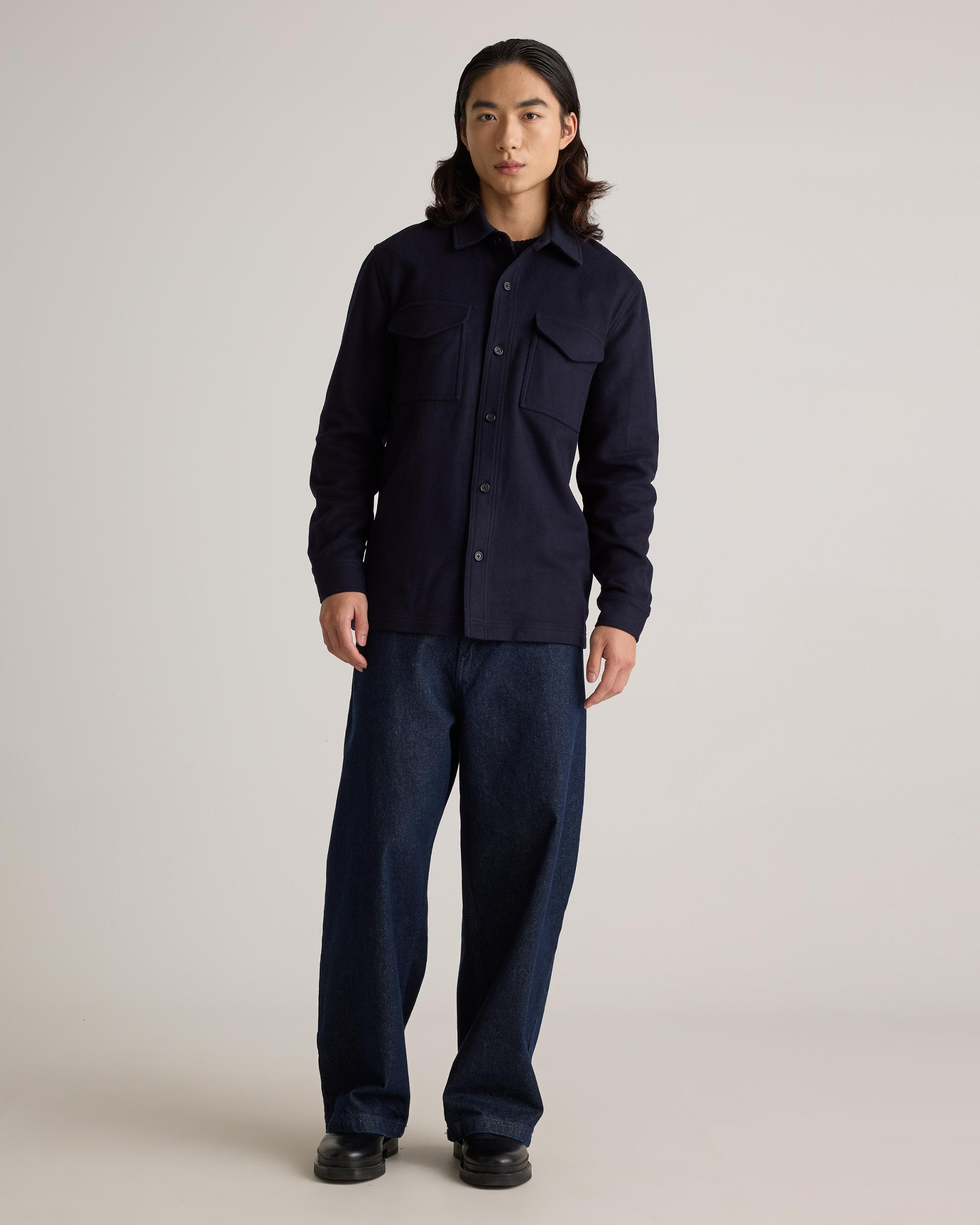 Quince | Men's Italian Wool Overshirt Wool/Nylon Product Image