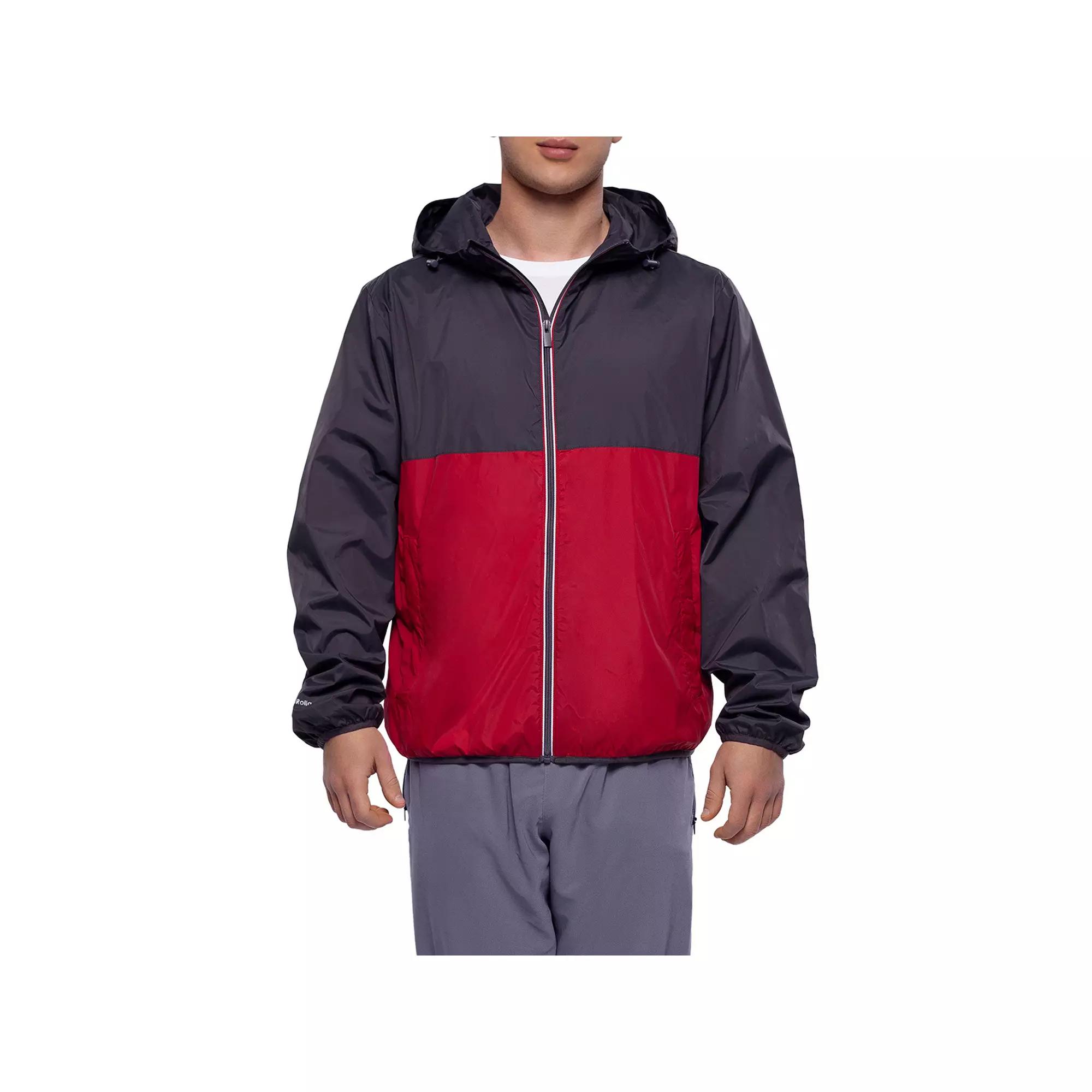 Mens Rokka&Rolla Packable Mesh Lined Windbreaker Product Image
