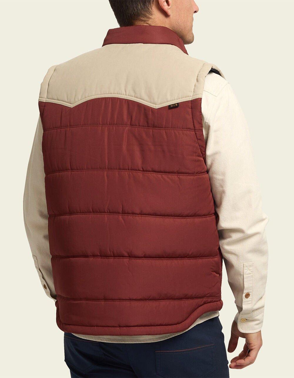 HOWLER BROTHERS Rounder Mens Vest - BURNT RED Product Image
