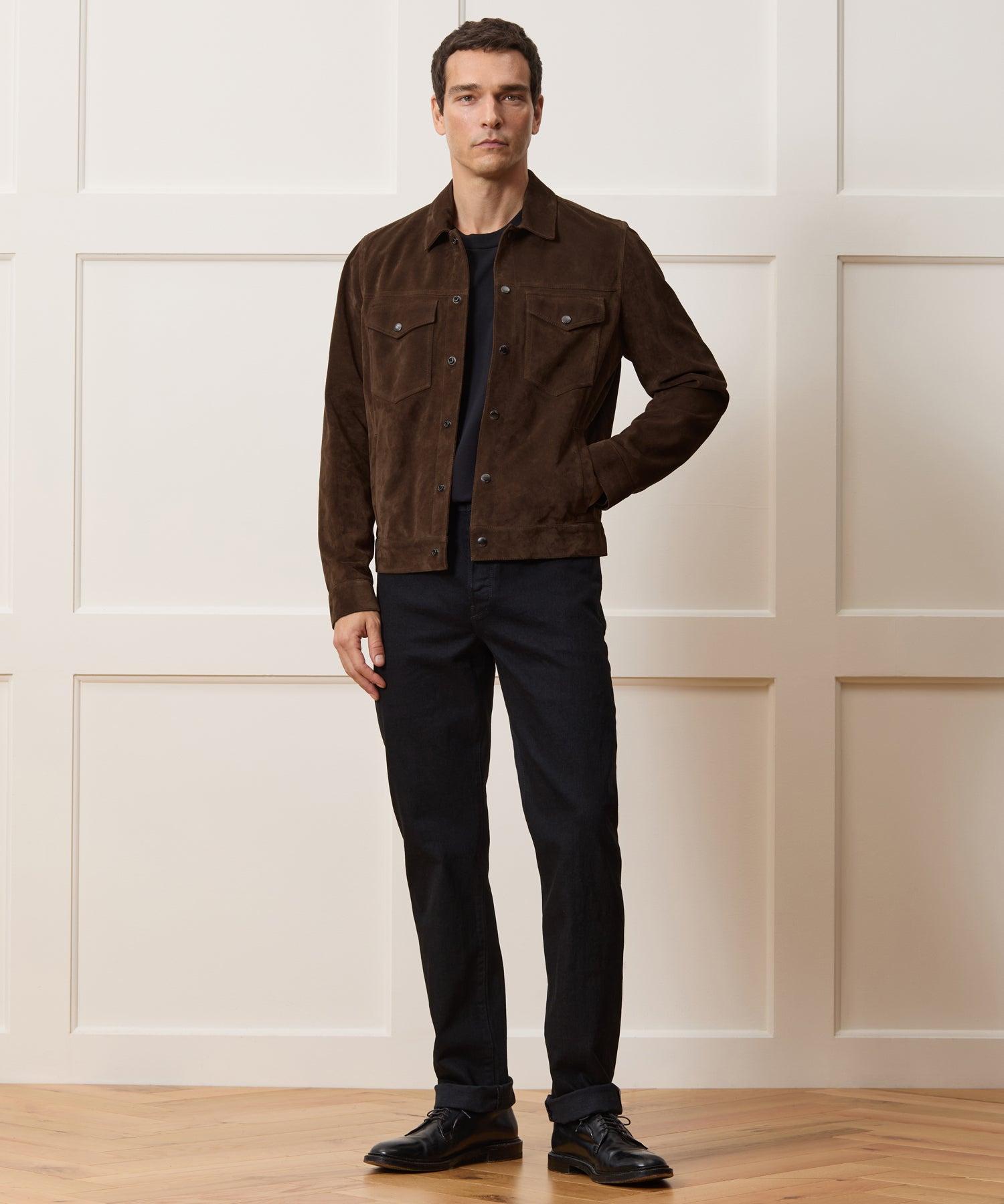 Italian Suede Dylan Jacket Product Image