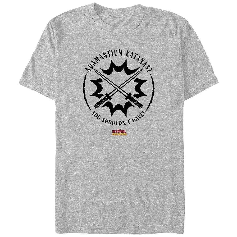 Big & Tall Marvel Deadpool & Wolverine Adamantium Katanas? Graphic Tee, Men's,  Product Image