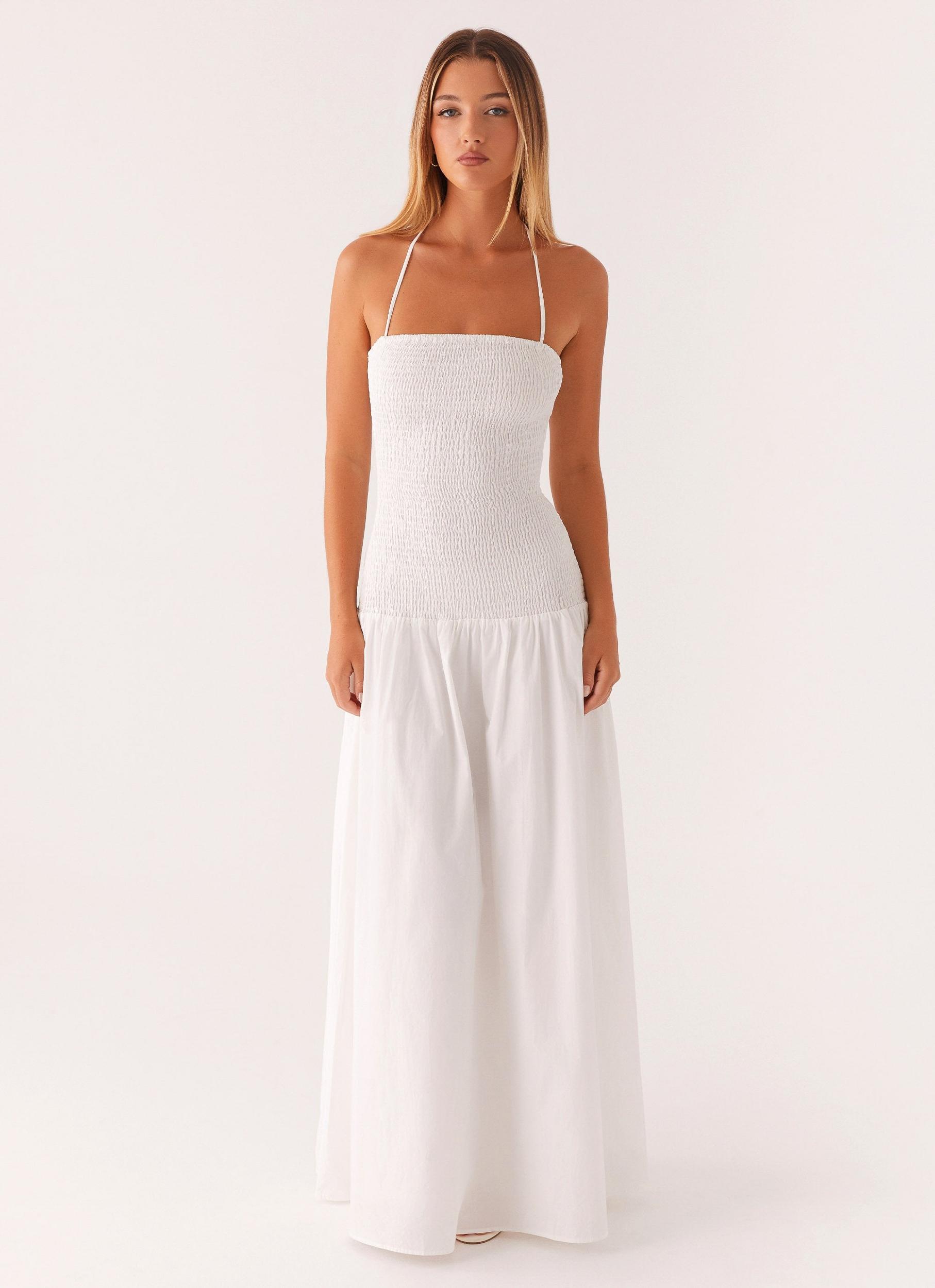 Zahra Maxi Dress - White Product Image