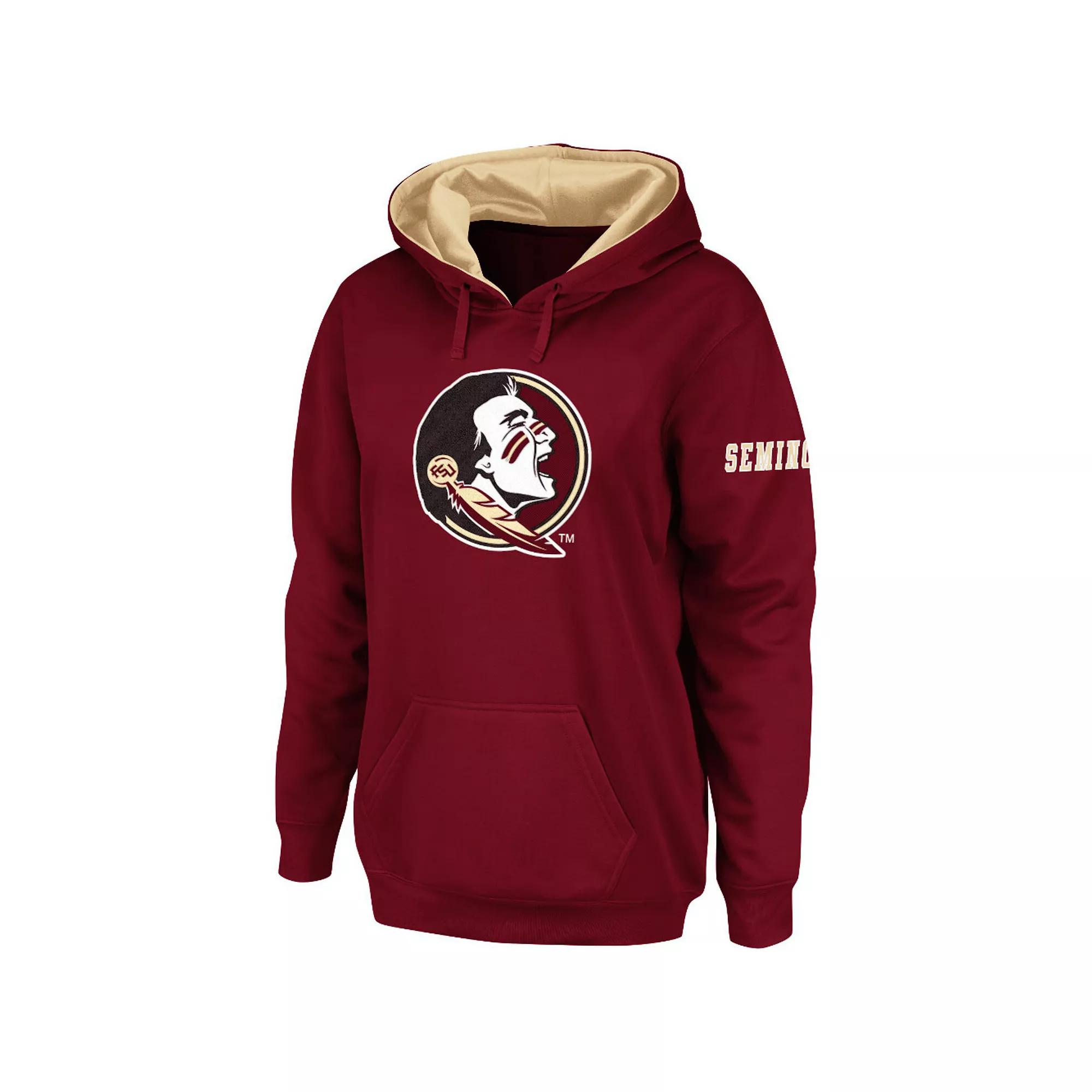 Women's Stadium Athletic Garnet Florida State Seminoles Big Logo Pullover Hoodie,  Product Image