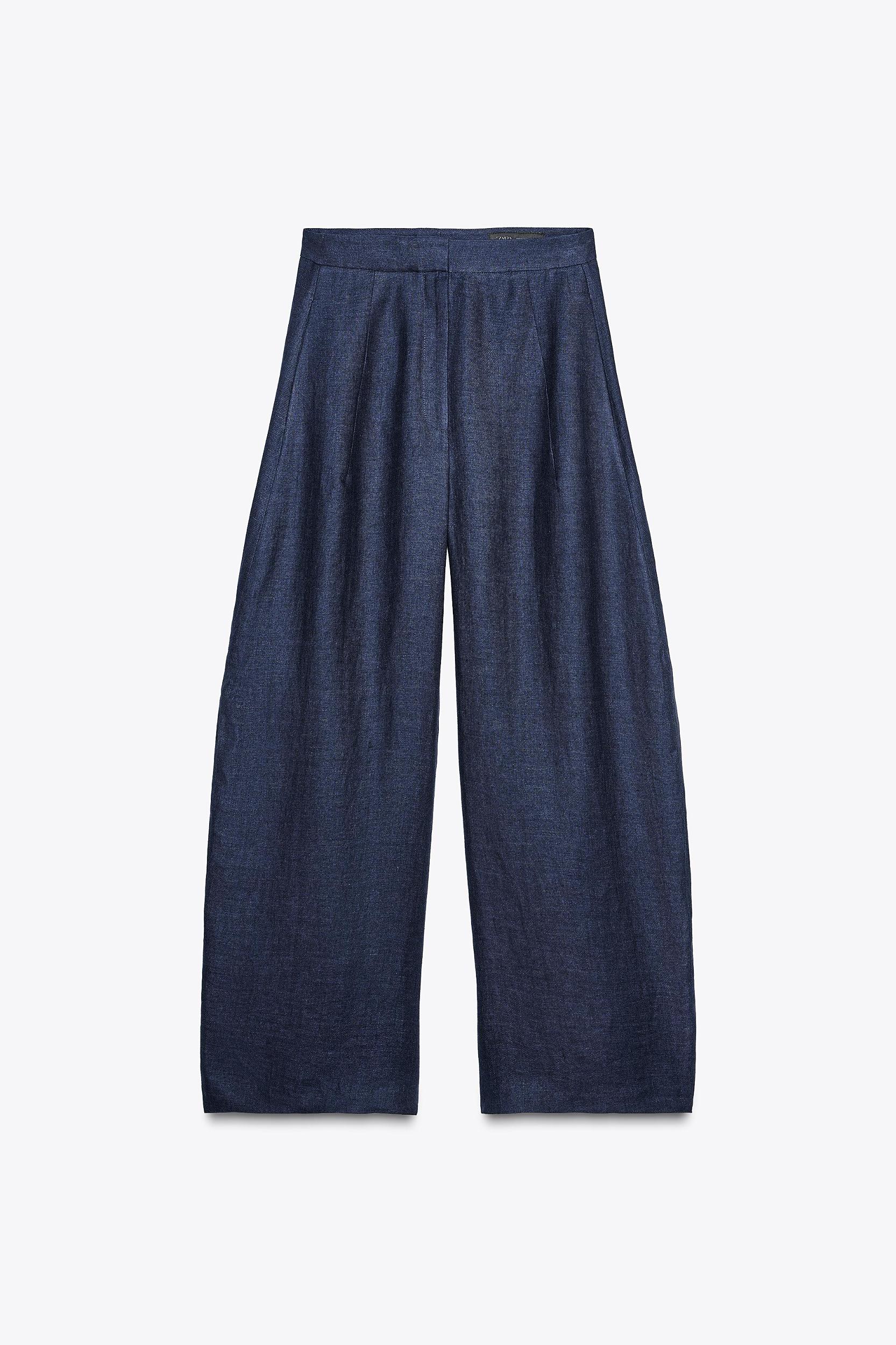ZW COLLECTION LIMITED EDITION 100% LINEN PANTS Product Image