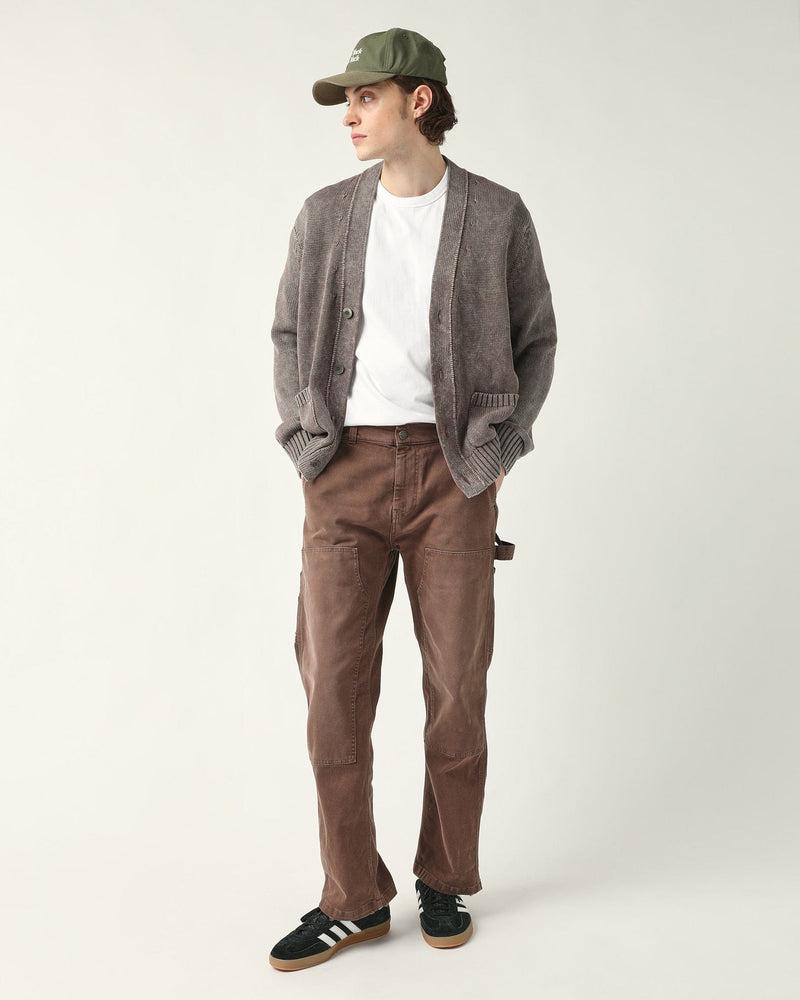 Acid Wash Cardigan - Black Product Image