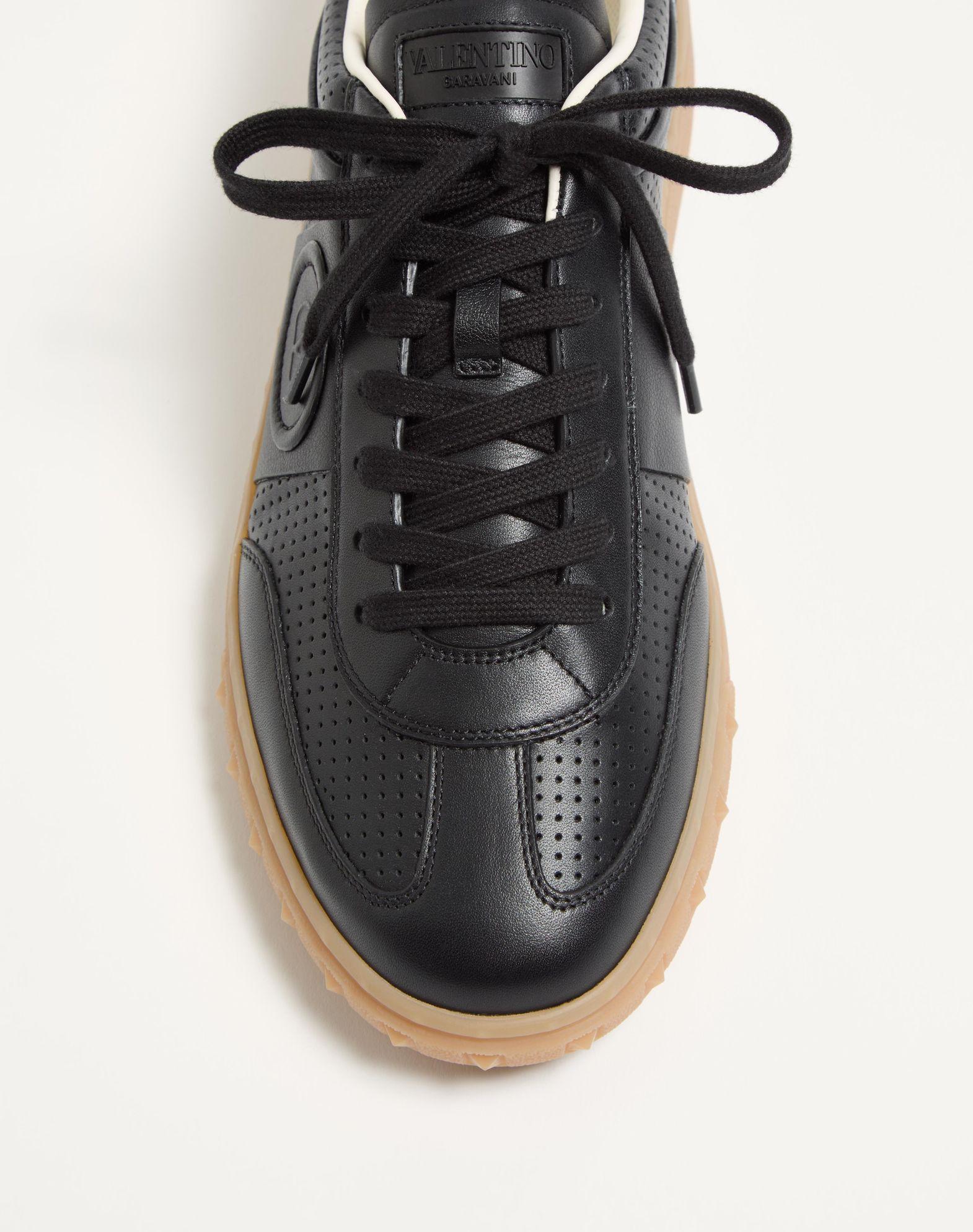 Upvillage Low-Top Sneaker In Perforated Nappa Leather Product Image