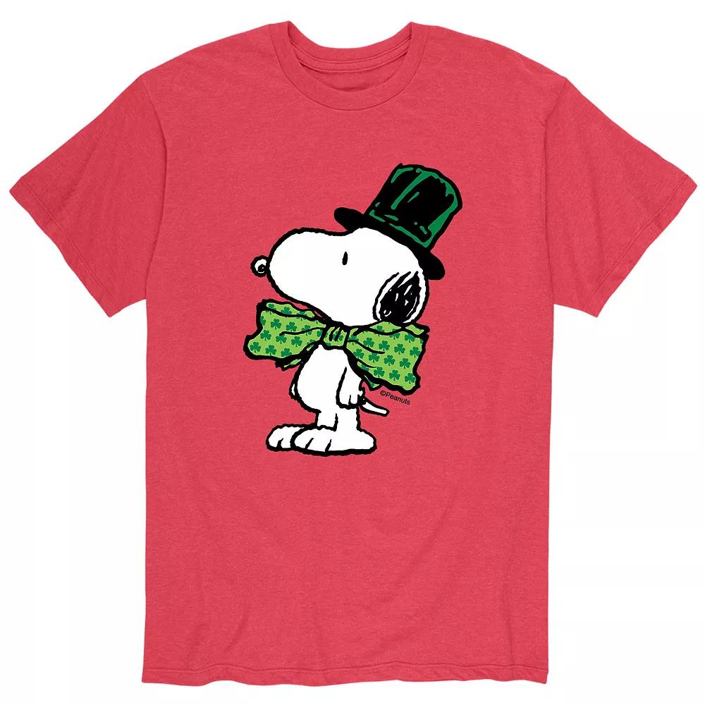 Men's Peanuts Snoopy St. Patrick's Day Bowtie Tee,  Product Image