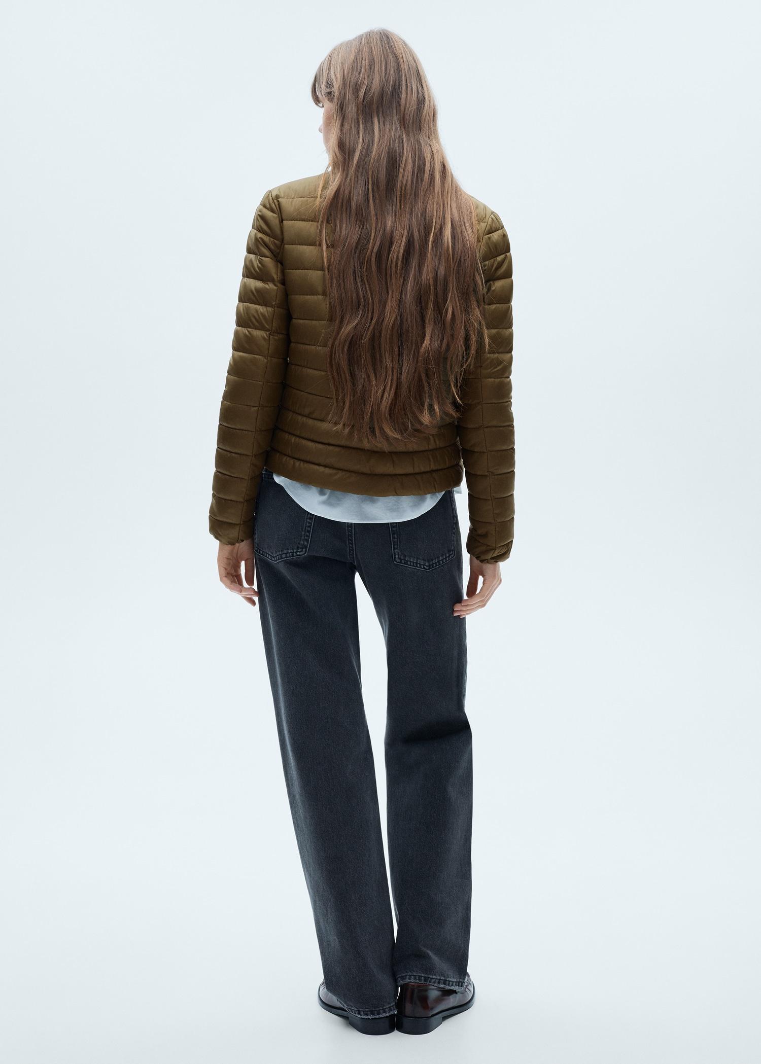 Pocket quilted jacket - Women | MANGO USA Product Image