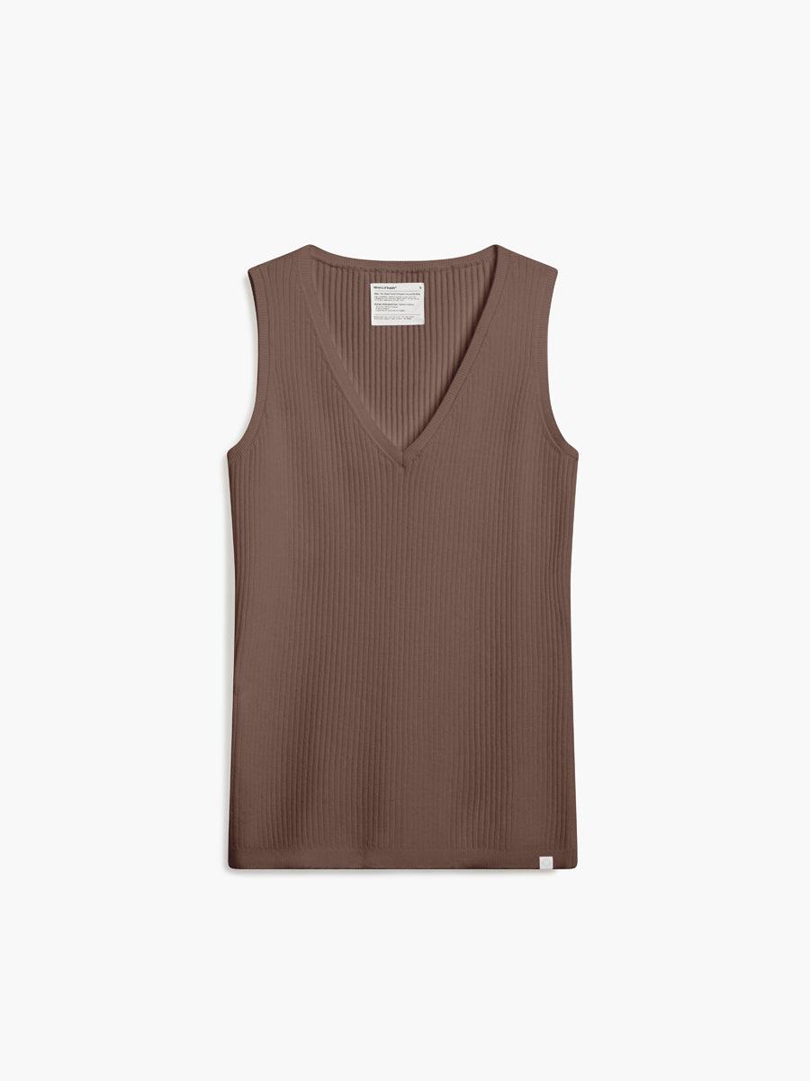 Women's Atlas Air Rib Tank - Ash Brown Female Product Image