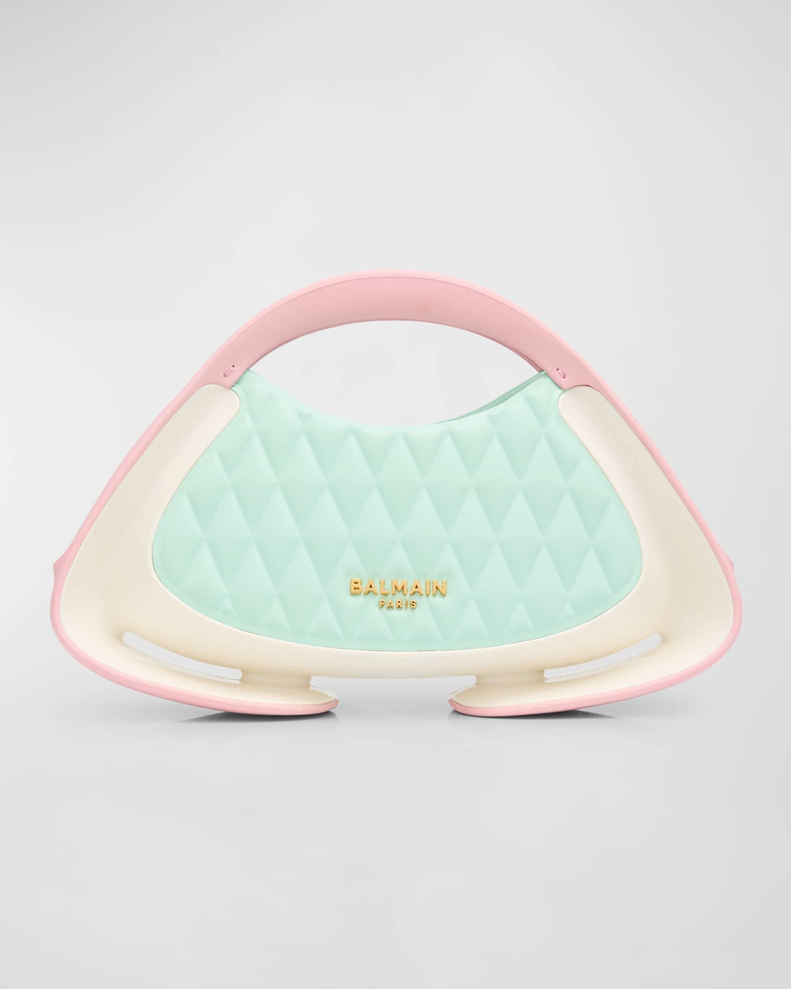 Jolie Madame Small Top-Handle Bag in Padded Faux Leather Product Image