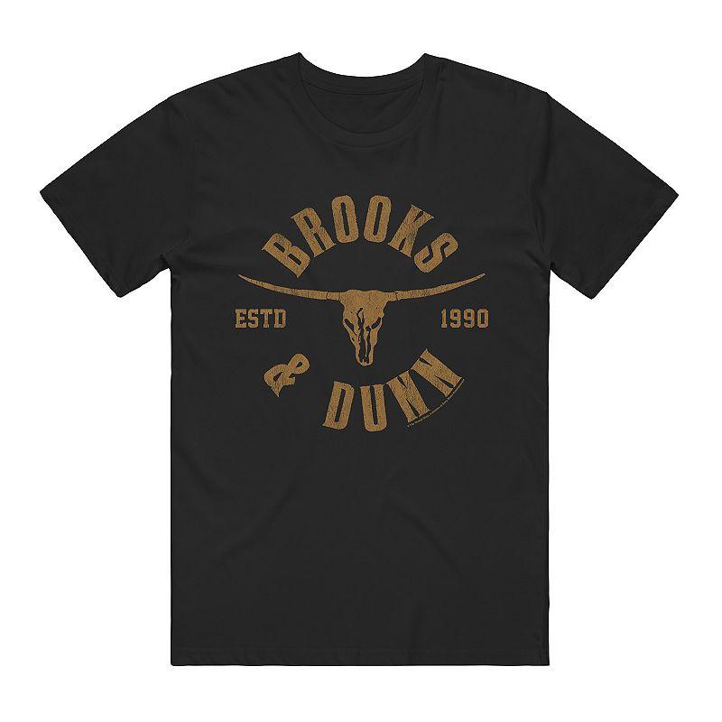 Men's Brooks & Dunn Graphic Tee, Size: XXL, Military Green Product Image