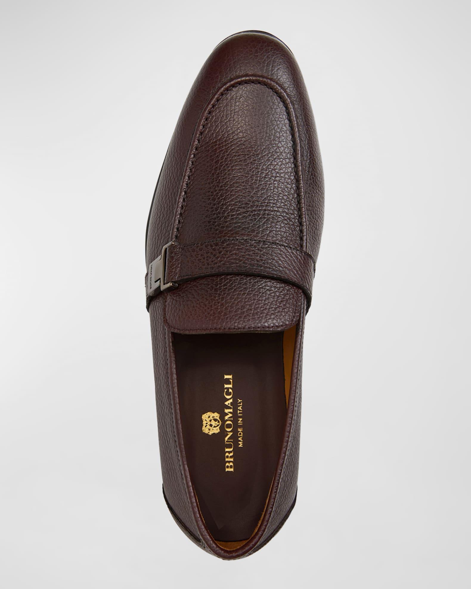 Bruno Magli Mens Arlo Slip On Buckle Loafers Product Image